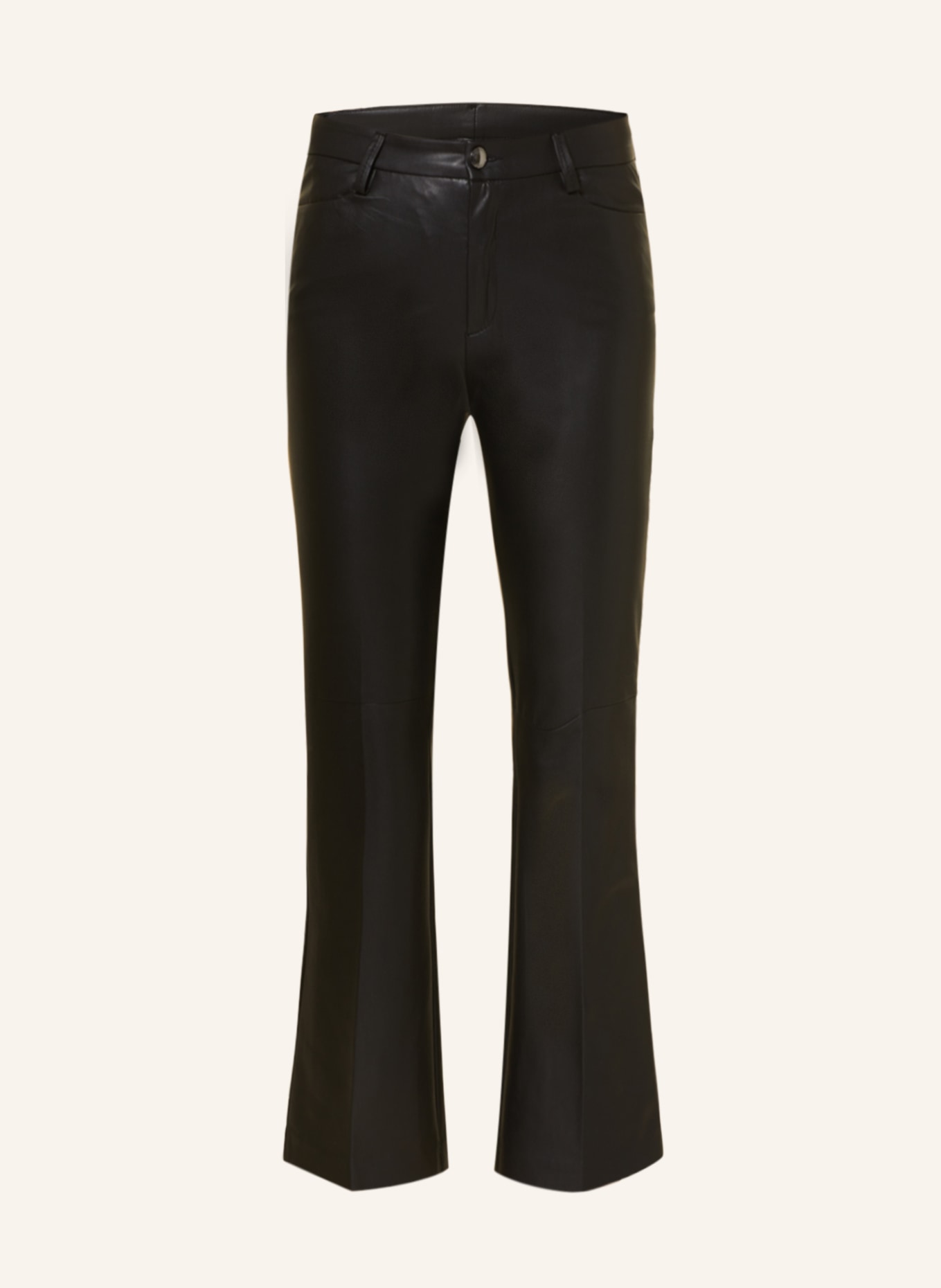 MAC 7/8 pants AIDA KICK in leather look, Color: BLACK (Image 1)