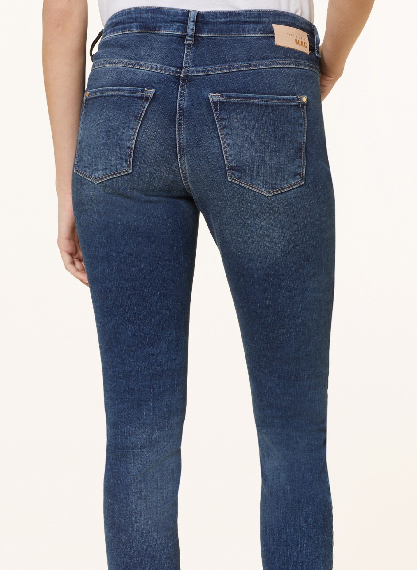 MAC Skinny jeans DREAM SKINNY, Color: D658 authentic blue open hem (Image 5)