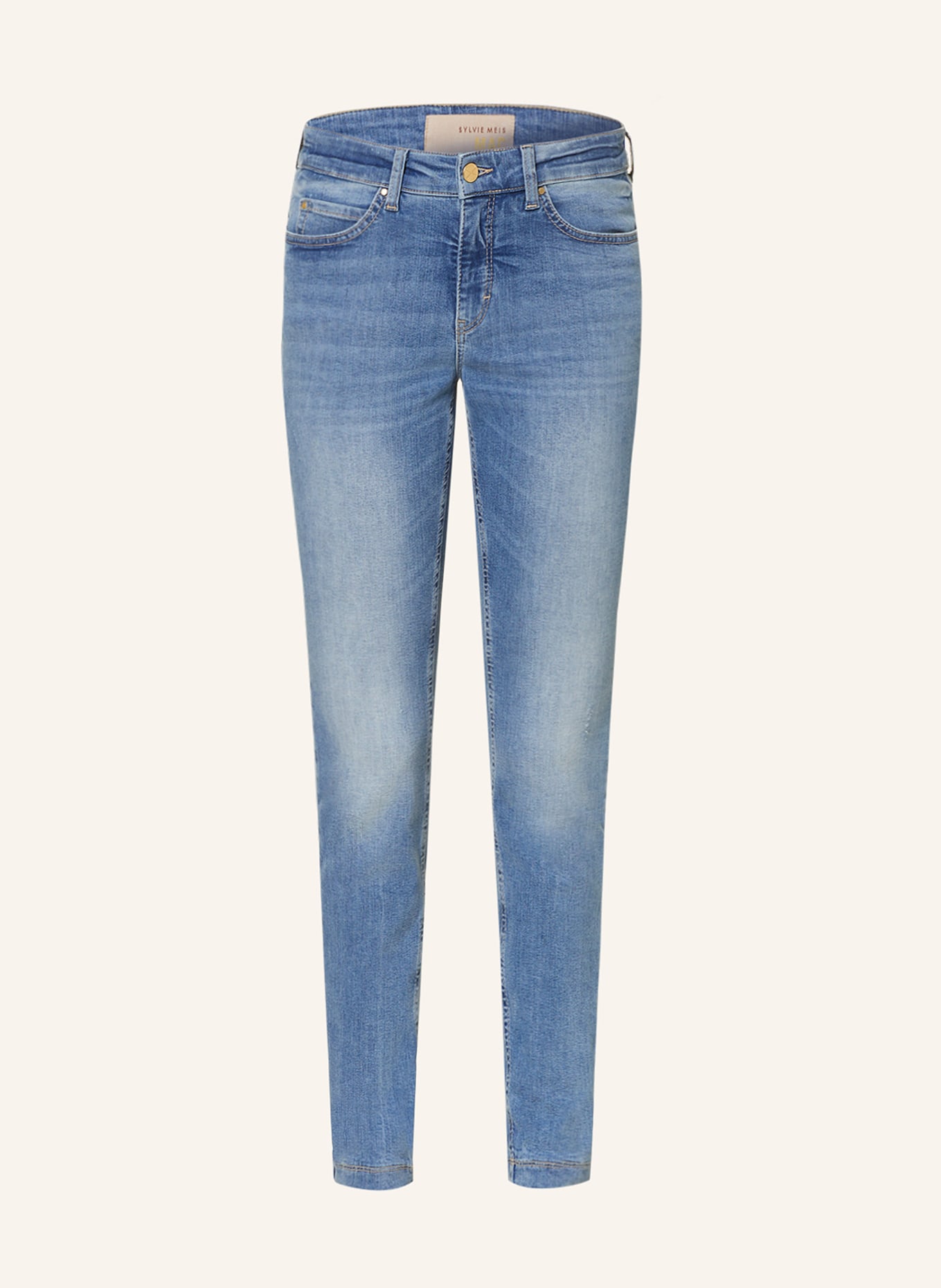 MAC Skinny Jeans DREAM SKINNY, Farbe: D436 ocean blue grindings (Bild 1)