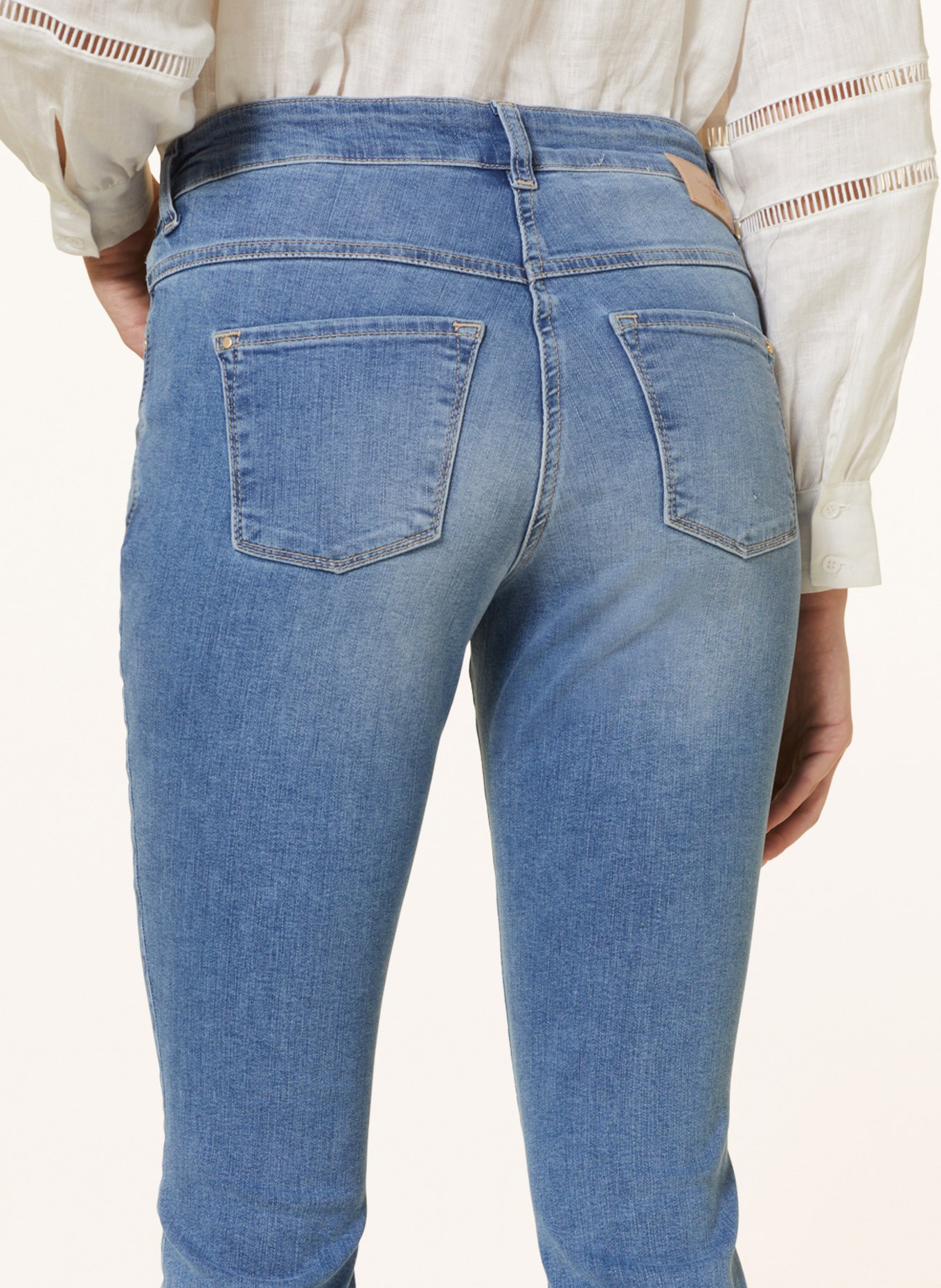 MAC Skinny Jeans DREAM SKINNY, Farbe: D436 ocean blue grindings (Bild 5)