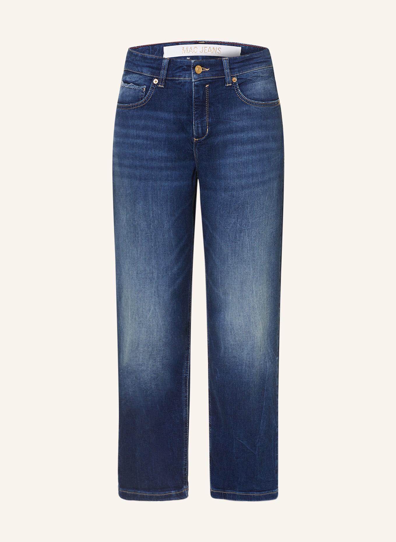 MAC Straight Jeans STRAIGHT, Farbe: D671 dark blue net wash (Bild 1)