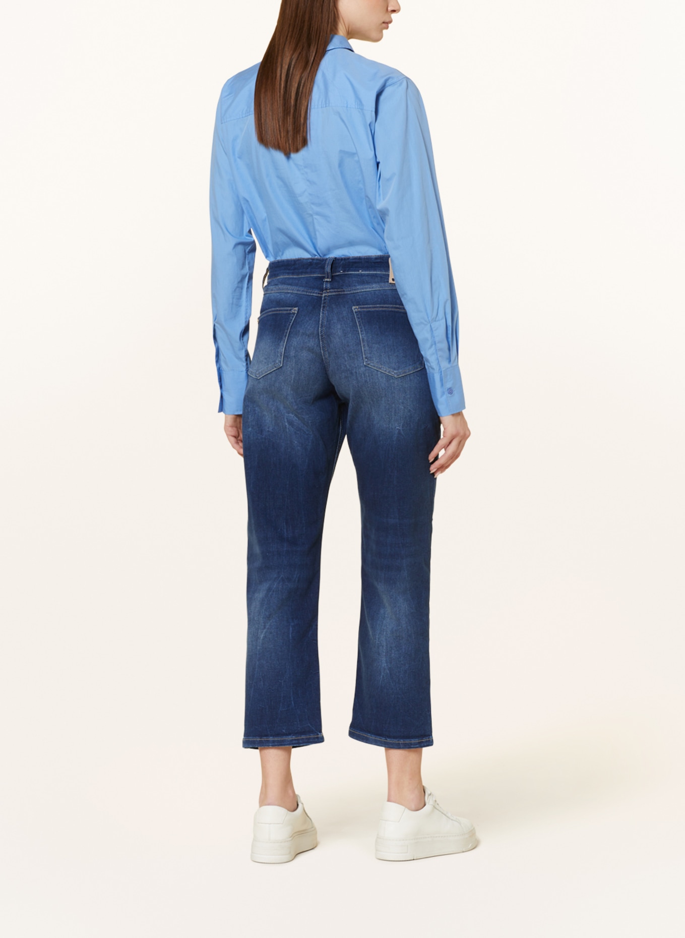 MAC Straight Jeans STRAIGHT, Farbe: D671 dark blue net wash (Bild 3)
