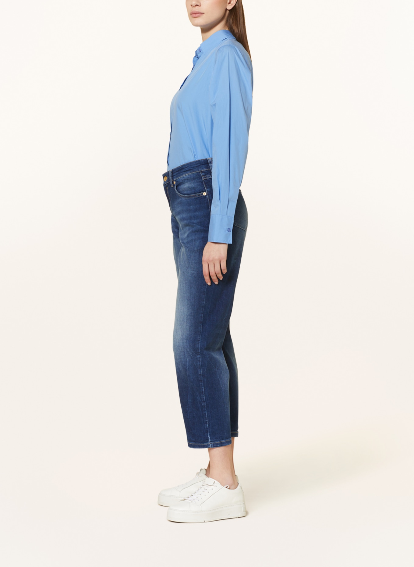 MAC Straight Jeans STRAIGHT, Farbe: D671 dark blue net wash (Bild 4)
