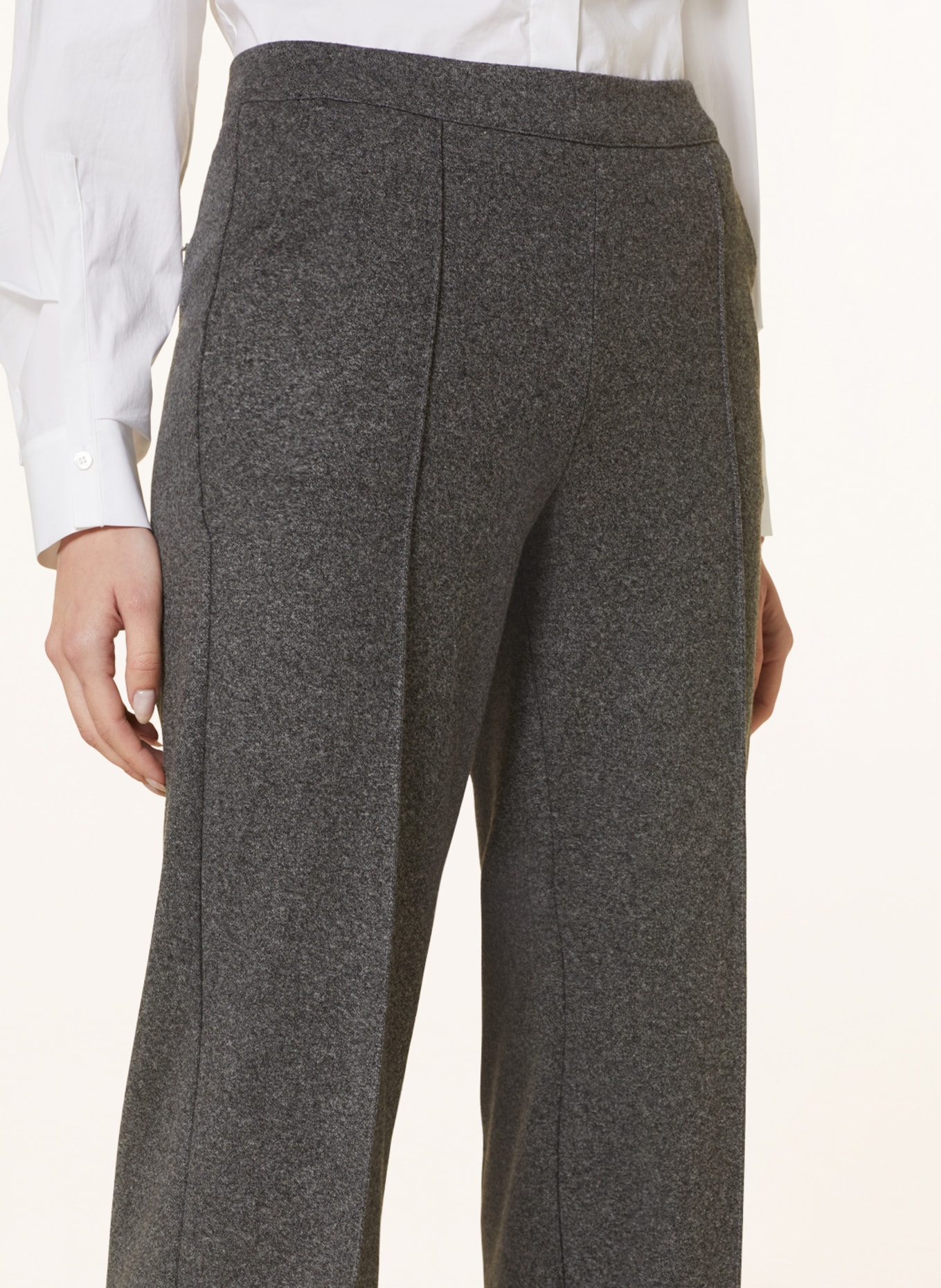 MAC Wide leg trousers CHIARA, Color: GRAY (Image 5)