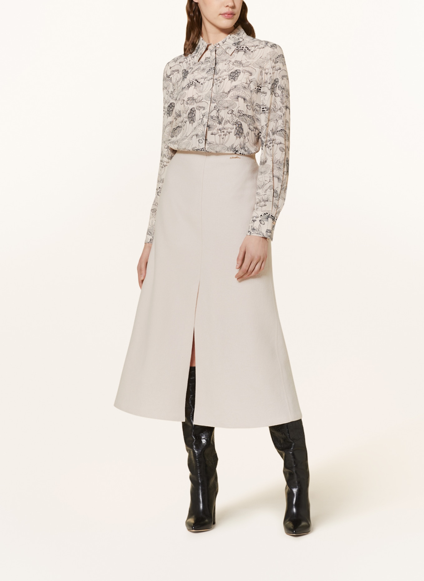 MARC CAIN Knit skirt, Color: 157 soft blossom (Image 2)