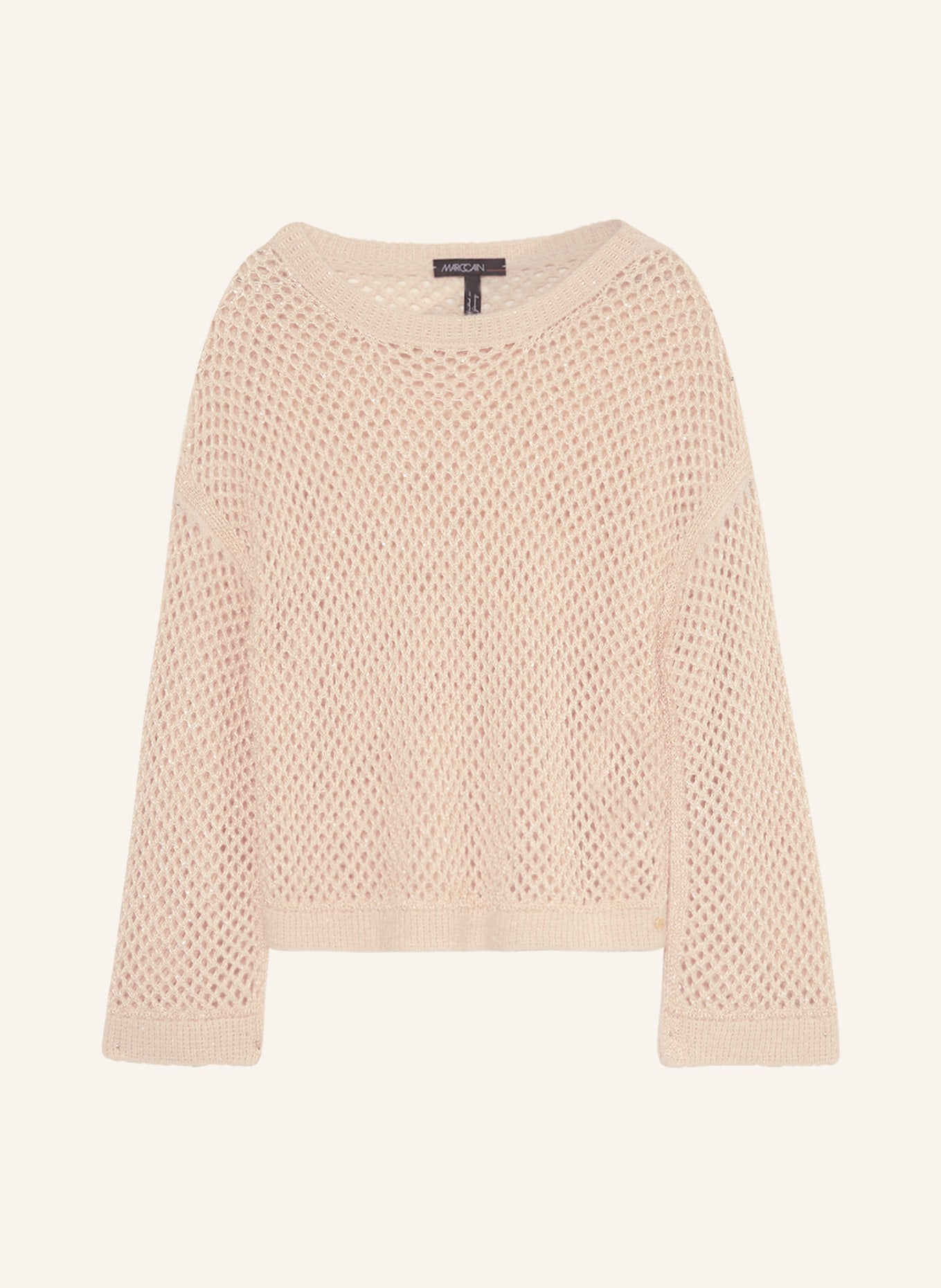 MARC CAIN Sweater with sequins, Color: 157 soft blossom (Image 1)