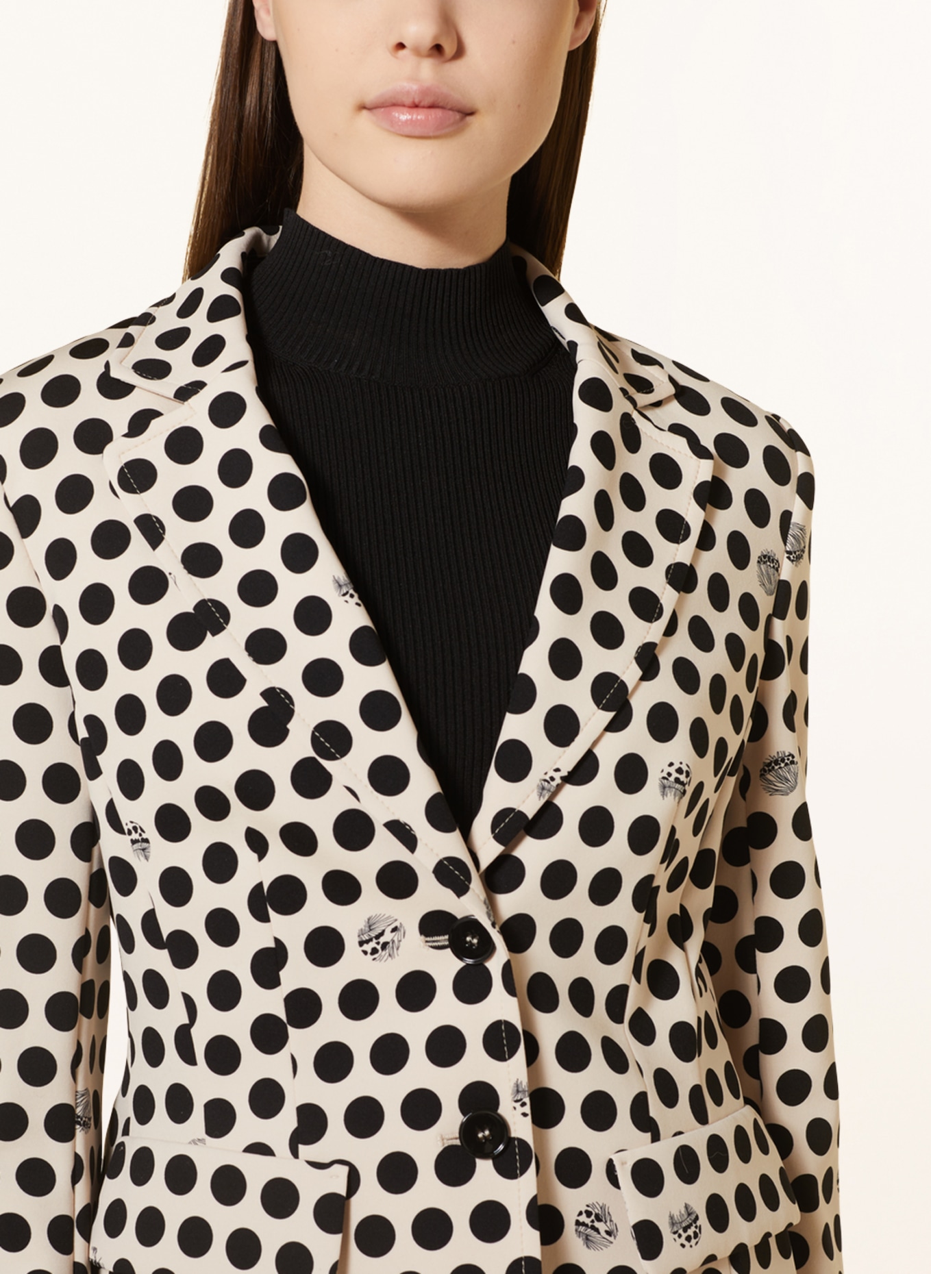 MARC CAIN Blezer: 900 BLACK