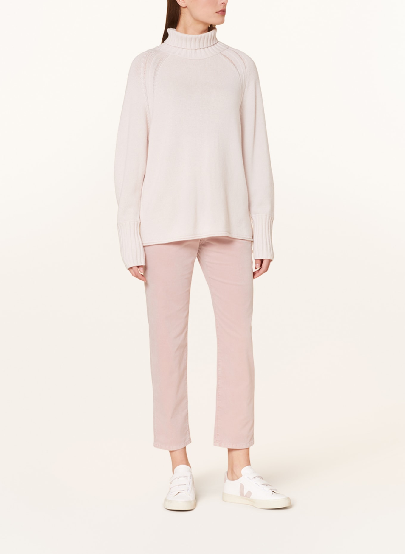 MARC CAIN Velvet pants RIAD, Color: 214 rosewater (Image 2)