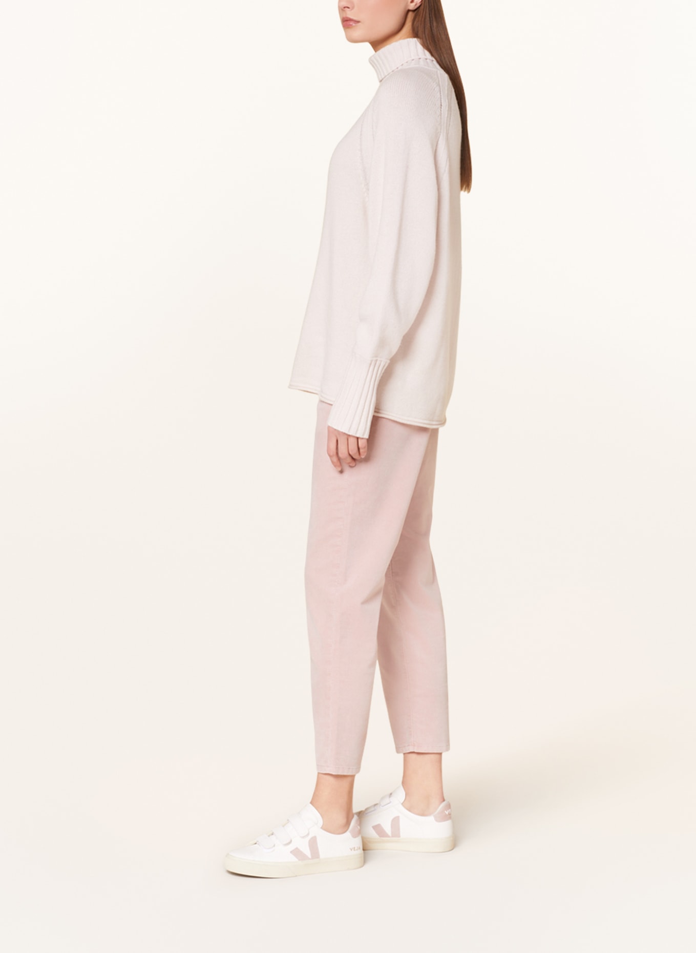 MARC CAIN Velvet pants RIAD, Color: 214 rosewater (Image 4)
