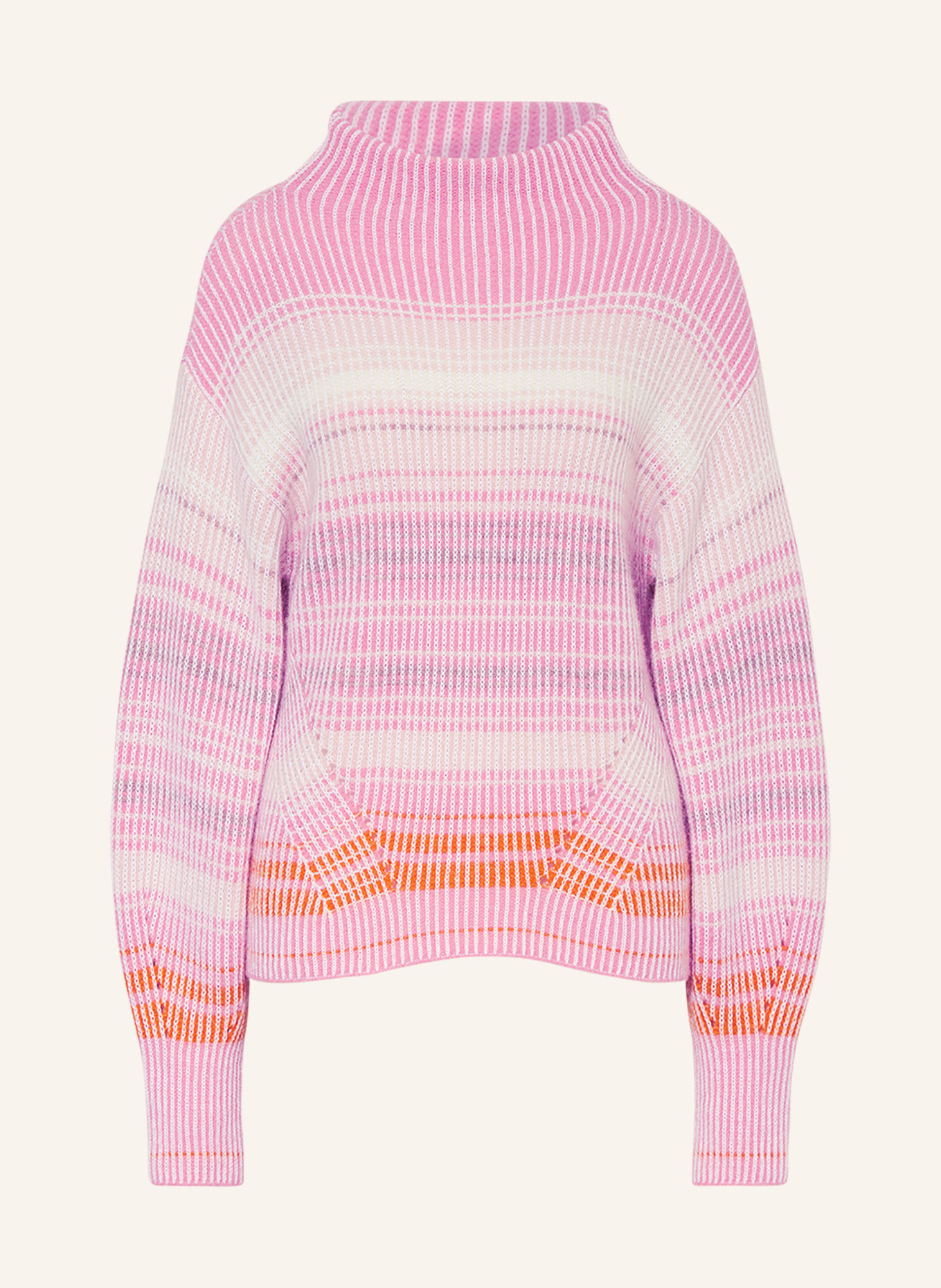 MARC CAIN Sweater with alpaca, Color: 254 bright orchid (Image 1)