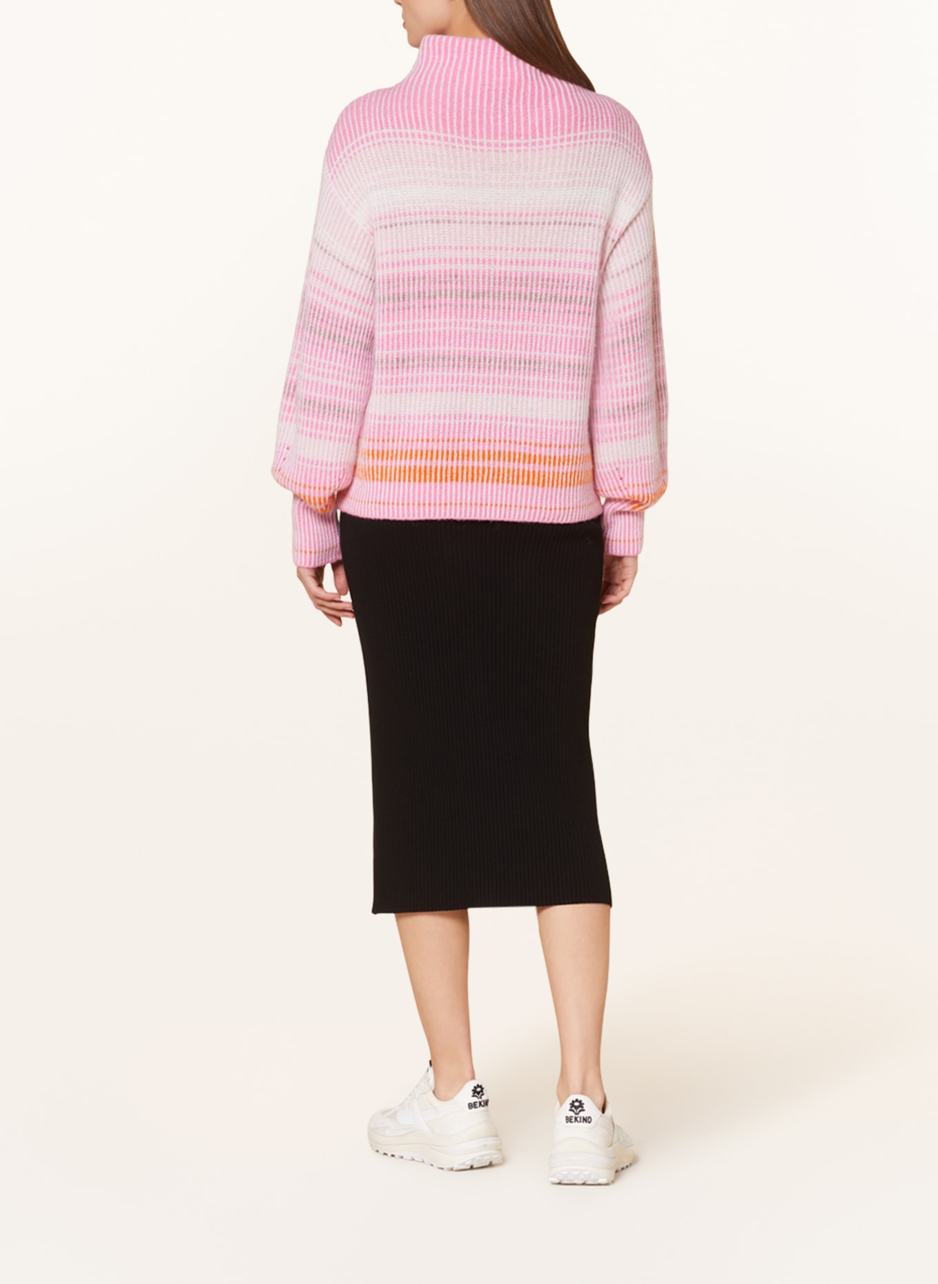 MARC CAIN Sweater with alpaca, Color: 254 bright orchid (Image 3)