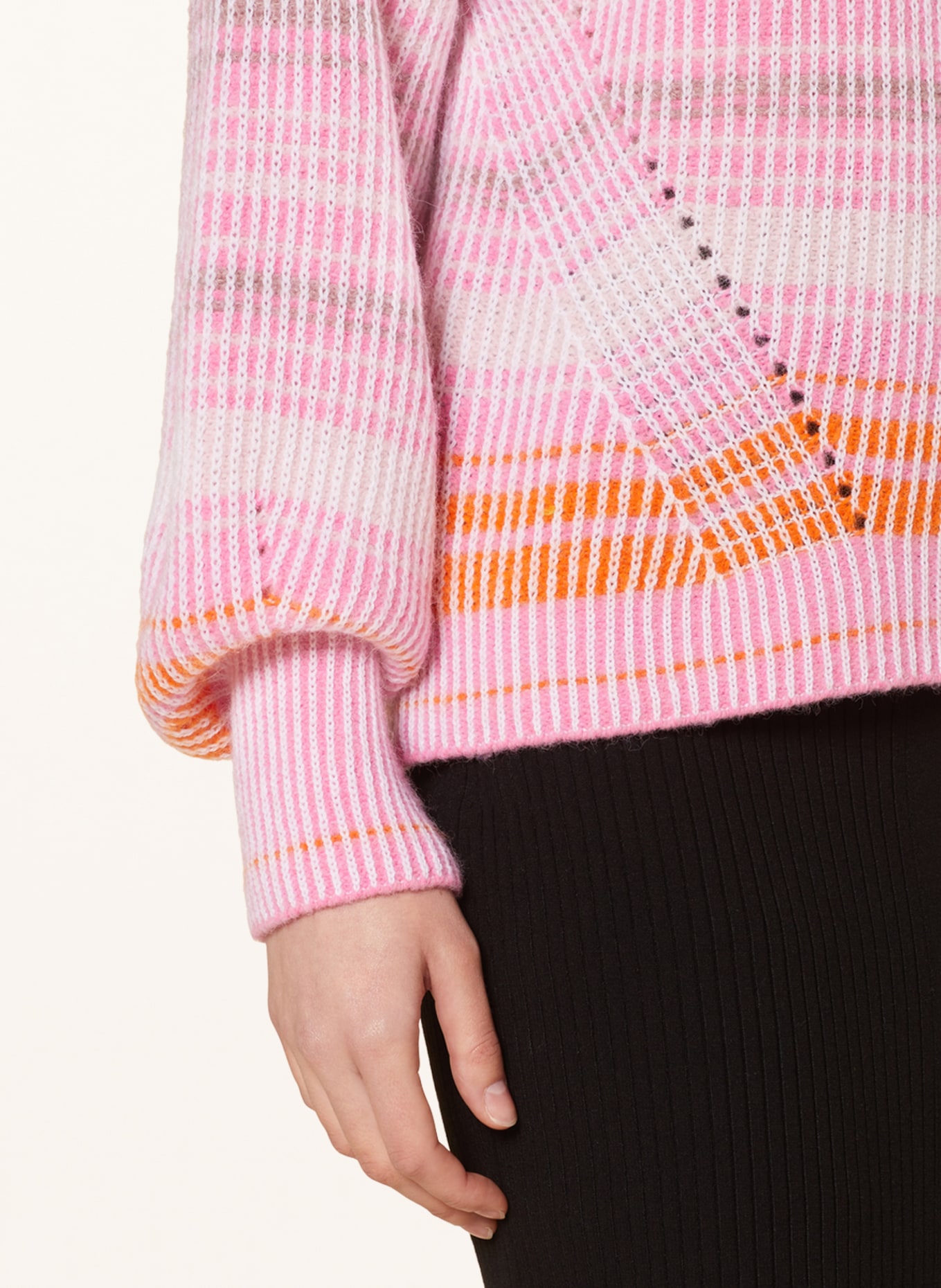 MARC CAIN Sweater with alpaca, Color: 254 bright orchid (Image 4)