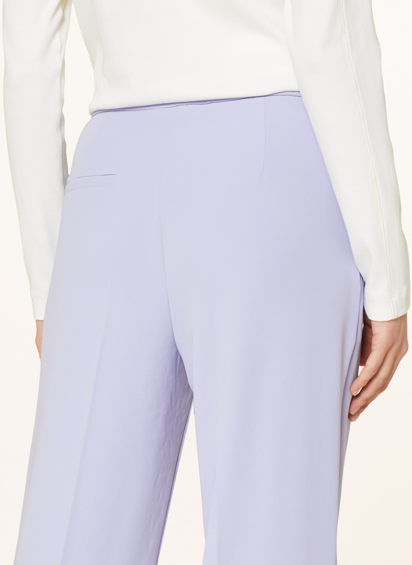 MARC CAIN Wide leg trousers WUKARI, Color: 771 soft violet (Image 5)