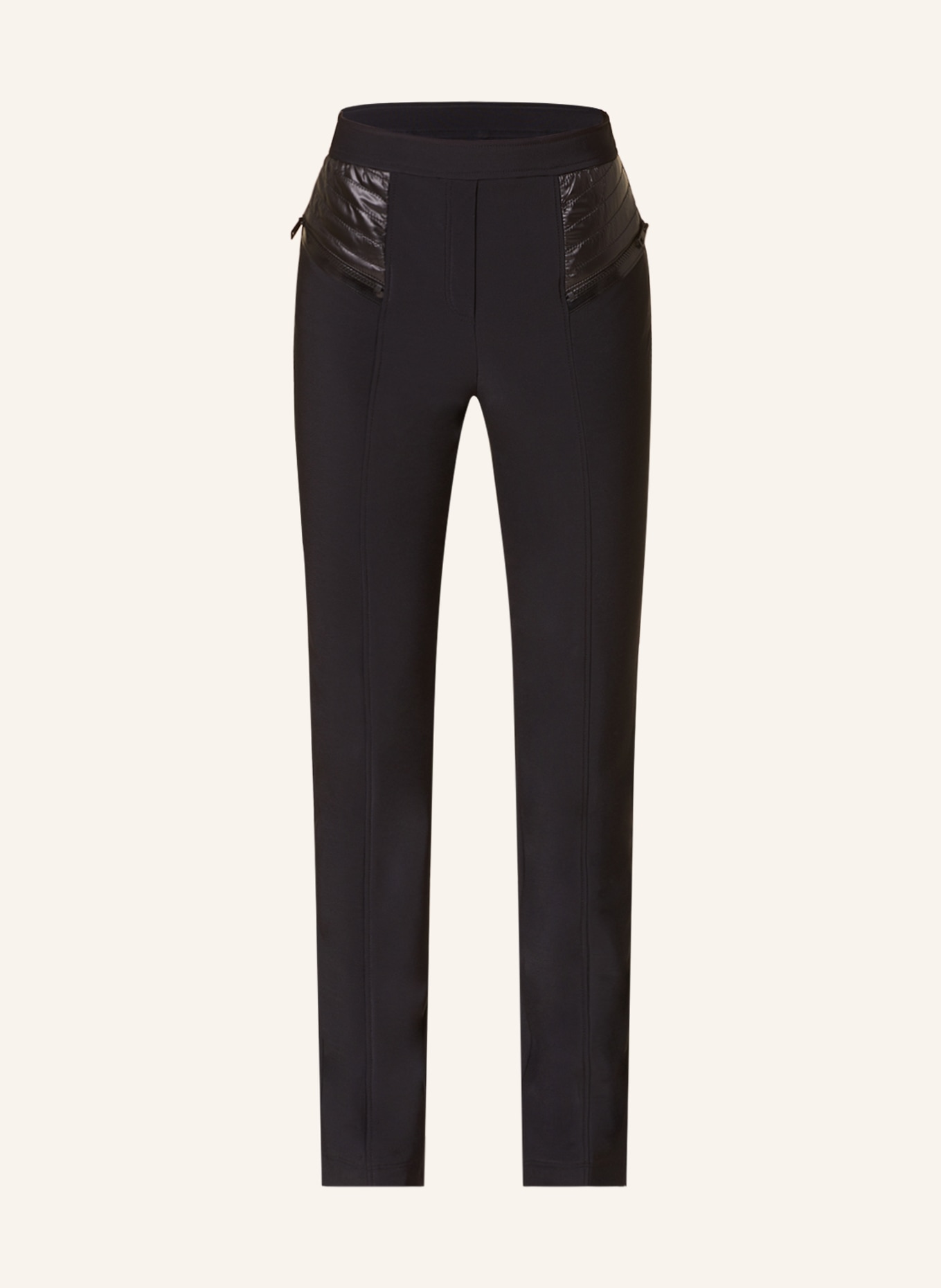 MARC CAIN Jersey trousers SANGLI, Color: 900 BLACK (Image 1)