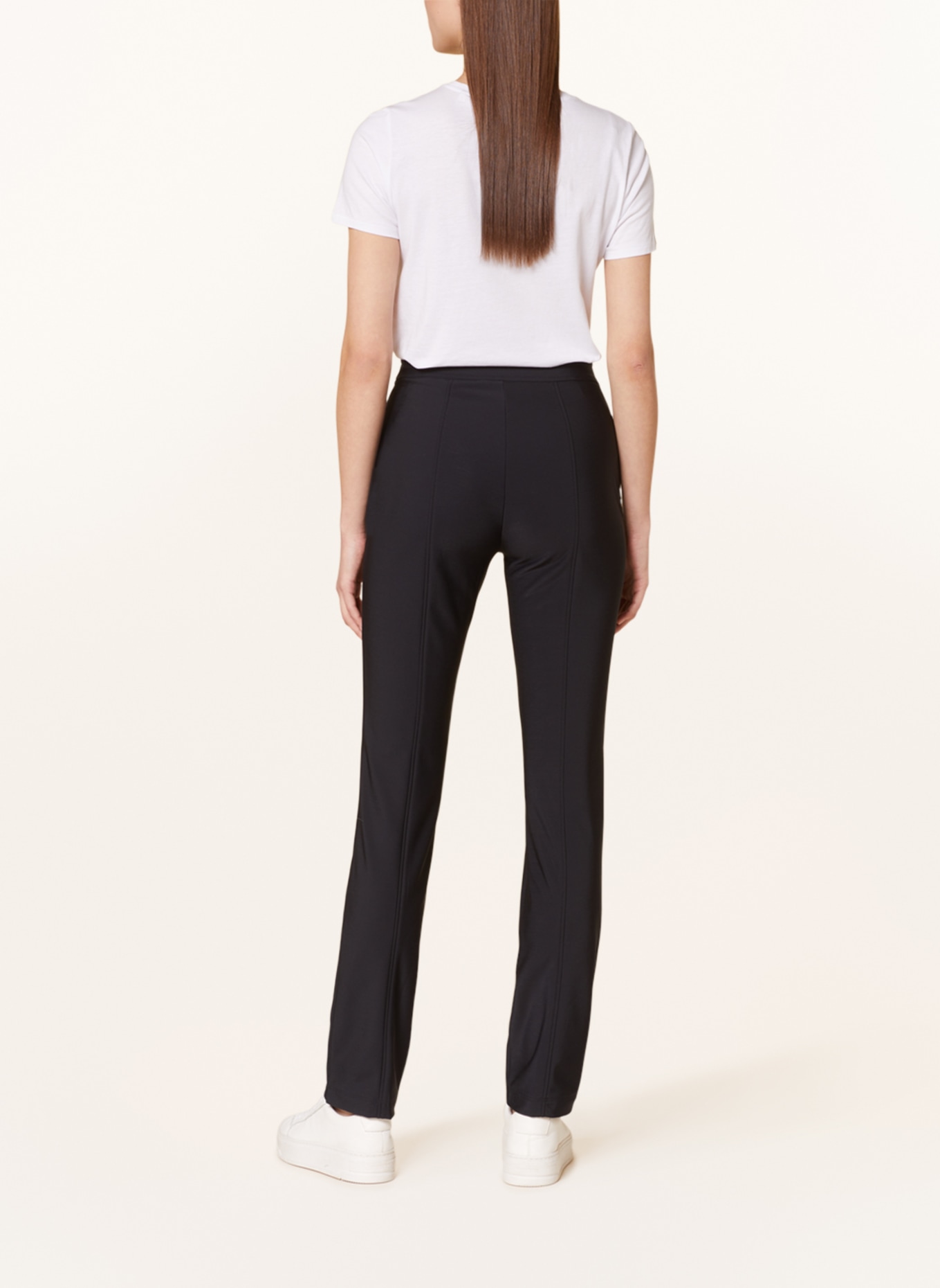 MARC CAIN Jersey trousers SANGLI, Color: 900 BLACK (Image 3)
