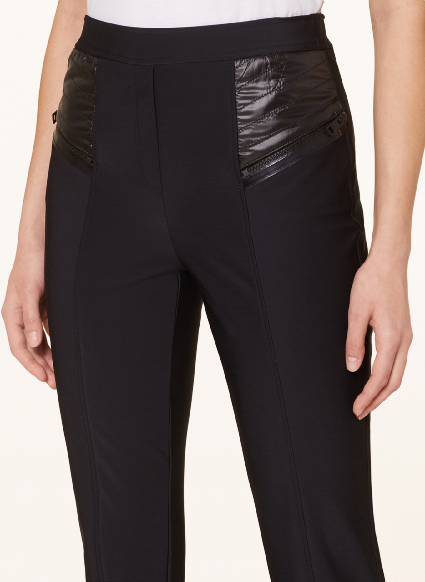 MARC CAIN Jersey trousers SANGLI, Color: 900 BLACK (Image 5)