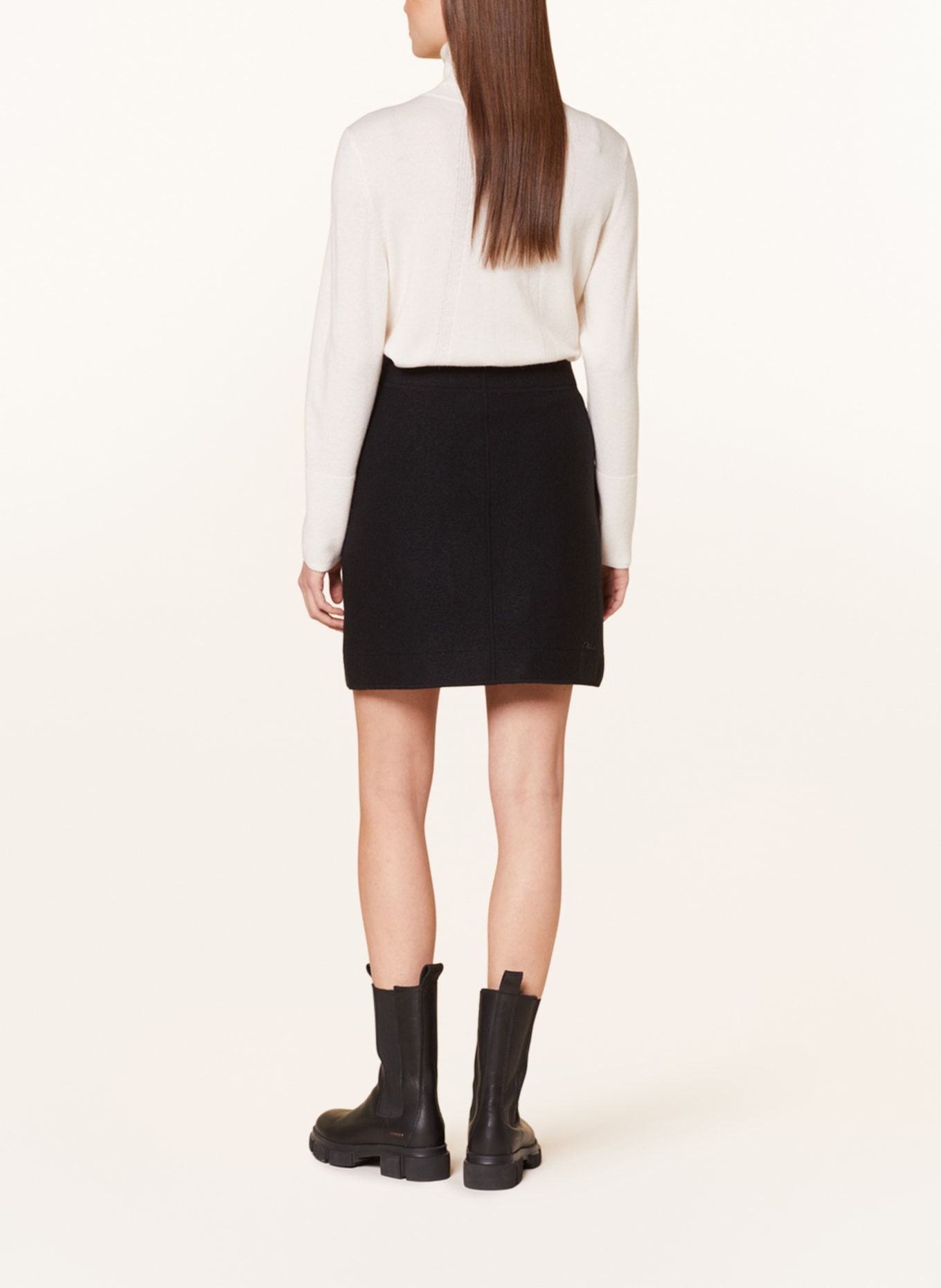 MARC CAIN Skirt, Color: 900 BLACK (Image 3)
