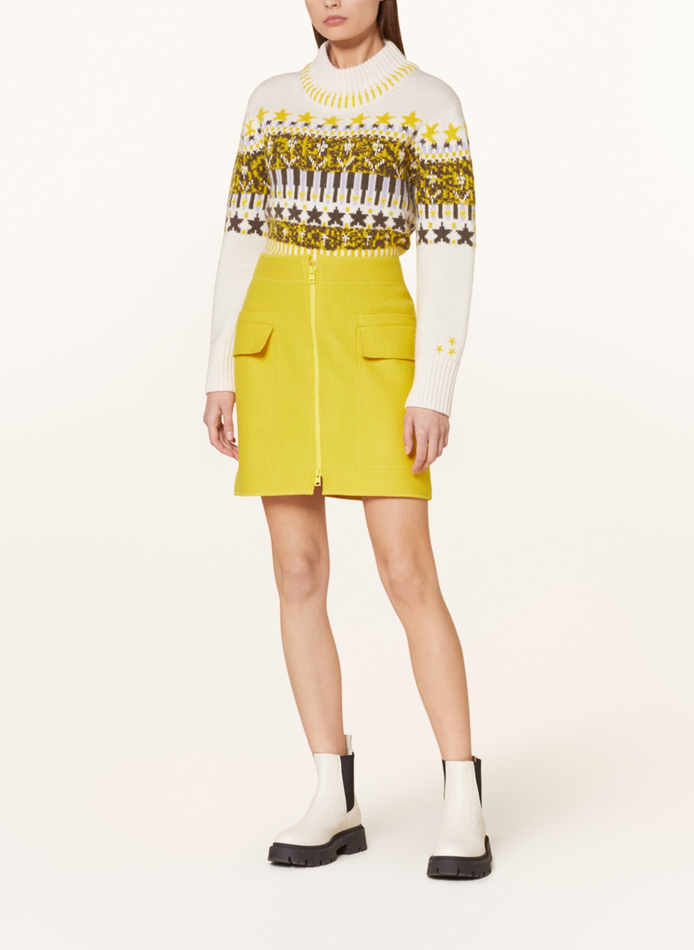 MARC CAIN Skirt, Color: 433 corn (Image 2)