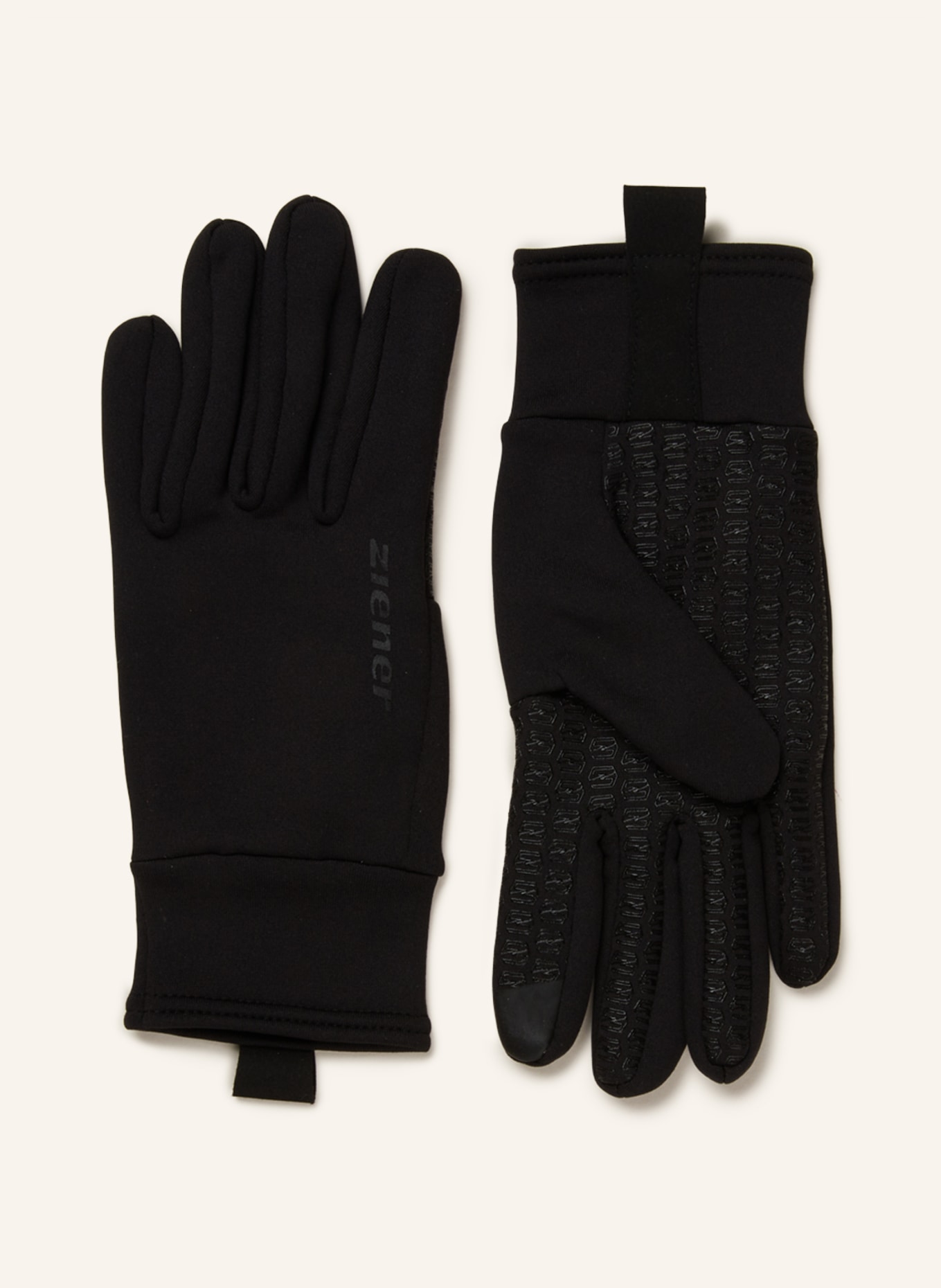 ziener Multisport-Handschuhe ISANTO mit in schwarz Touchscreen-Funktion TOUCH