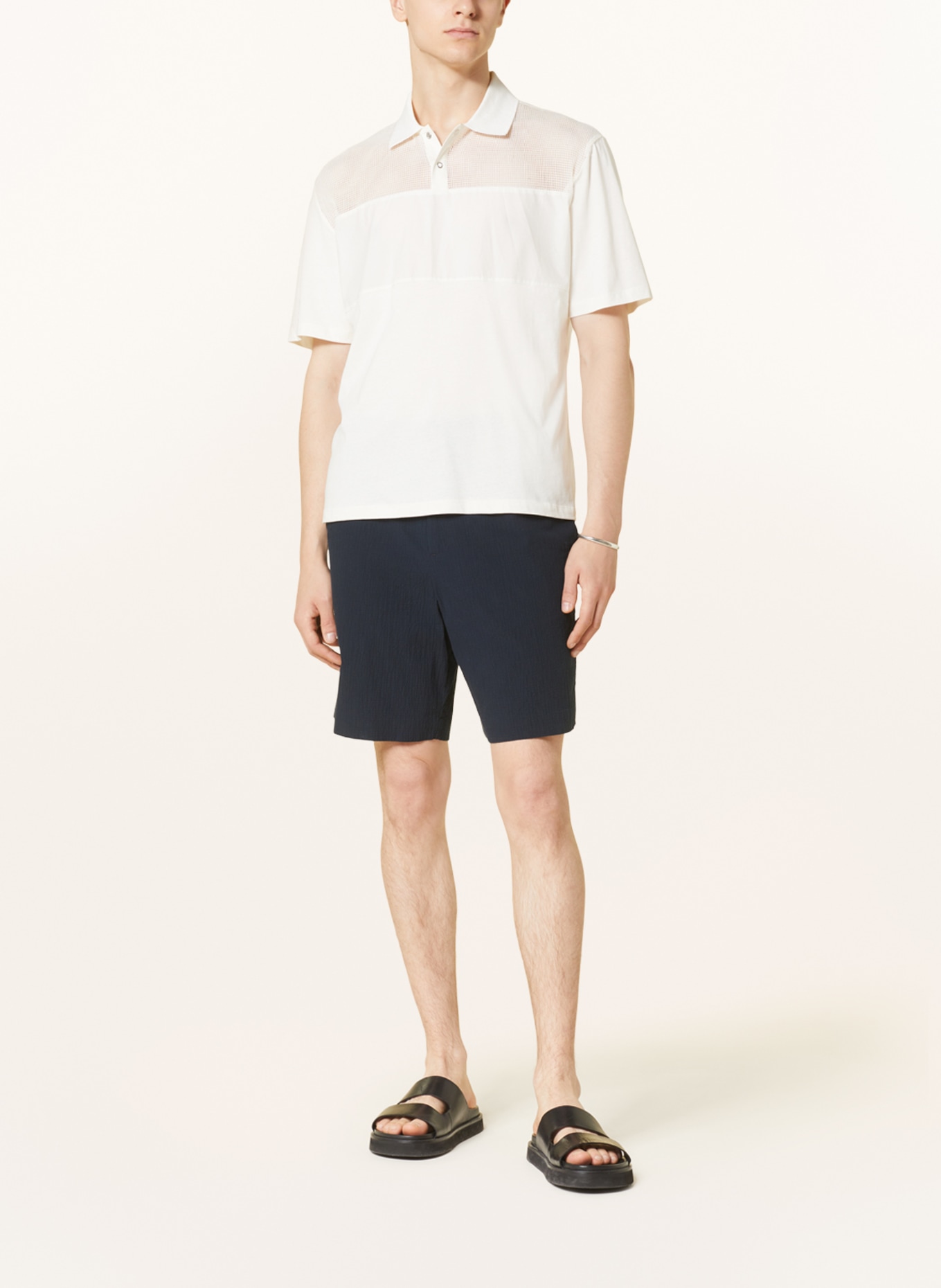 COS Jersey polo shirt relaxed fit, Color: ECRU (Image 2)