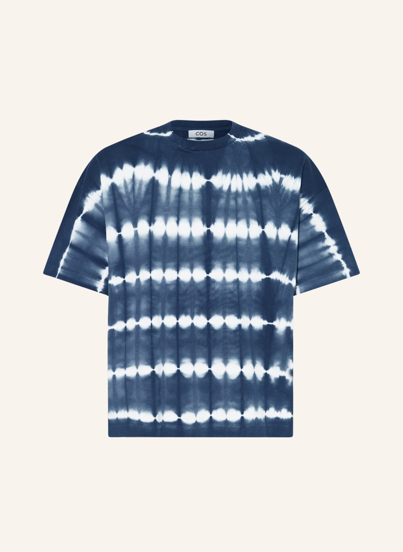 COS T-shirt, Color: BLUE GRAY/ WHITE (Image 1)