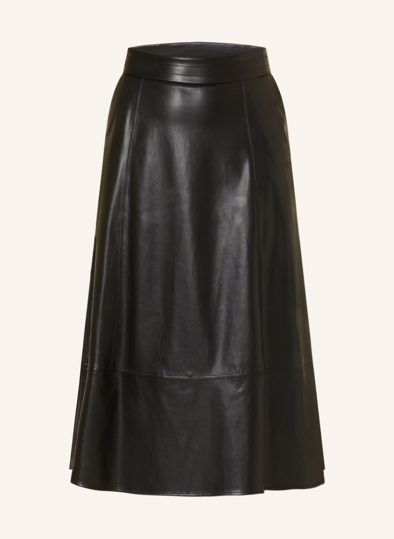 MARELLA Skirt SCHIZZO leather look, Color: BLACK (Image 1)