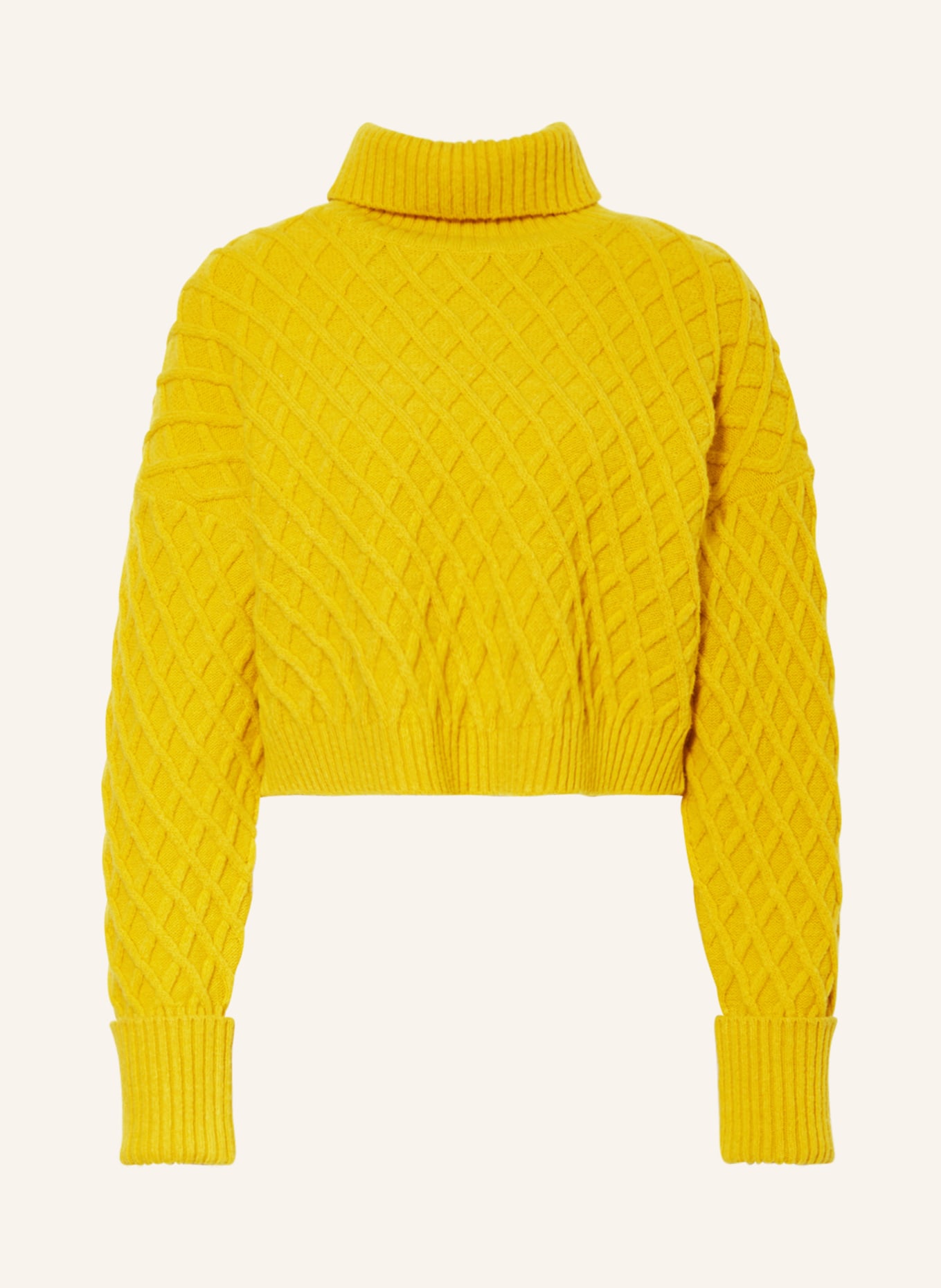 DANTE6 Turtleneck sweater VENETO, Color: DARK YELLOW (Image 1)