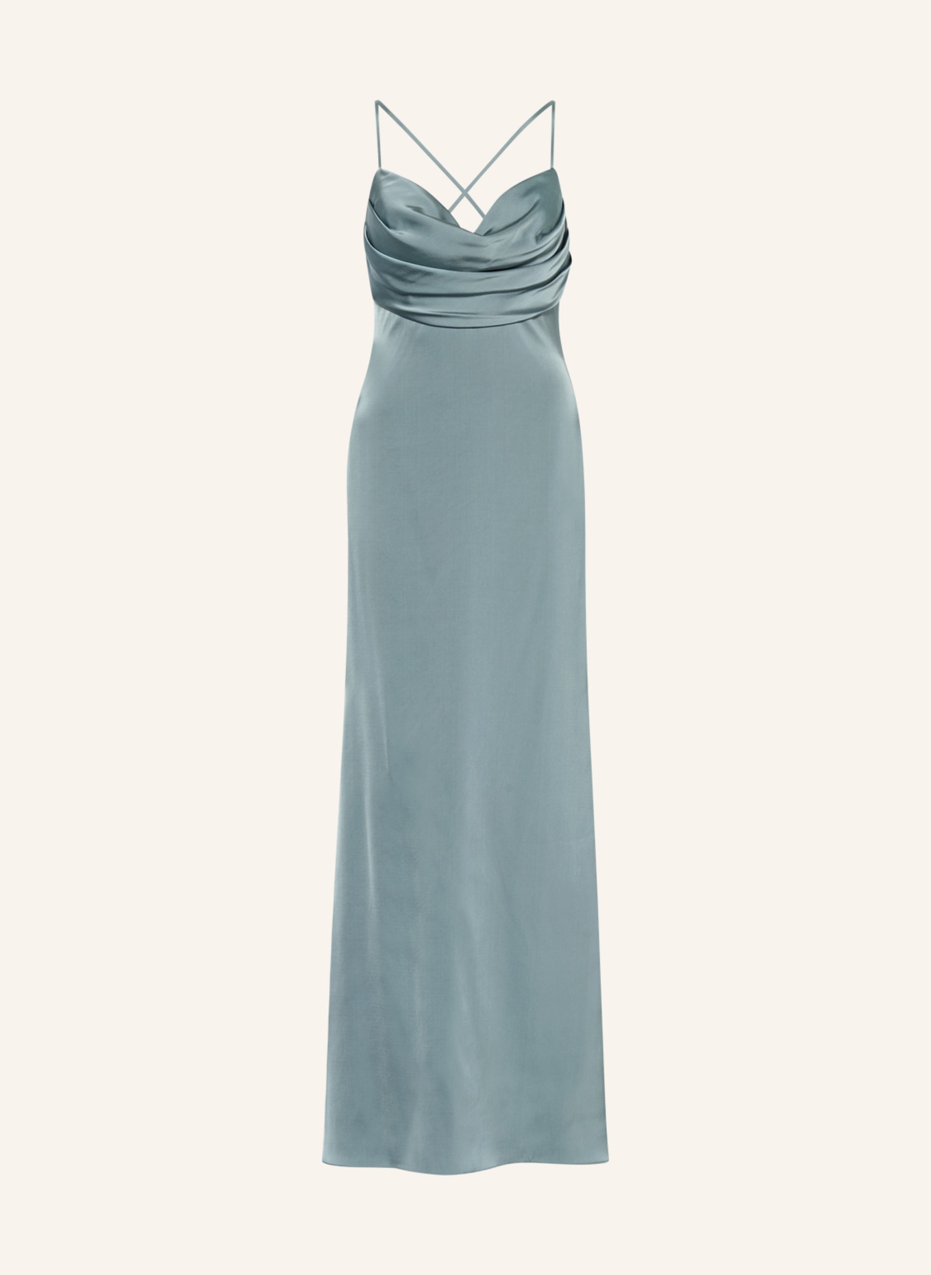 LAONA Evening dress in satin, Color: MINT (Image 1)
