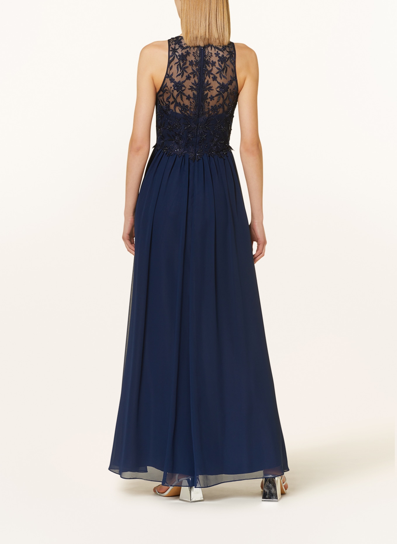 LAONA Evening dress with decorative beads, Color: DARK BLUE (Image 3)