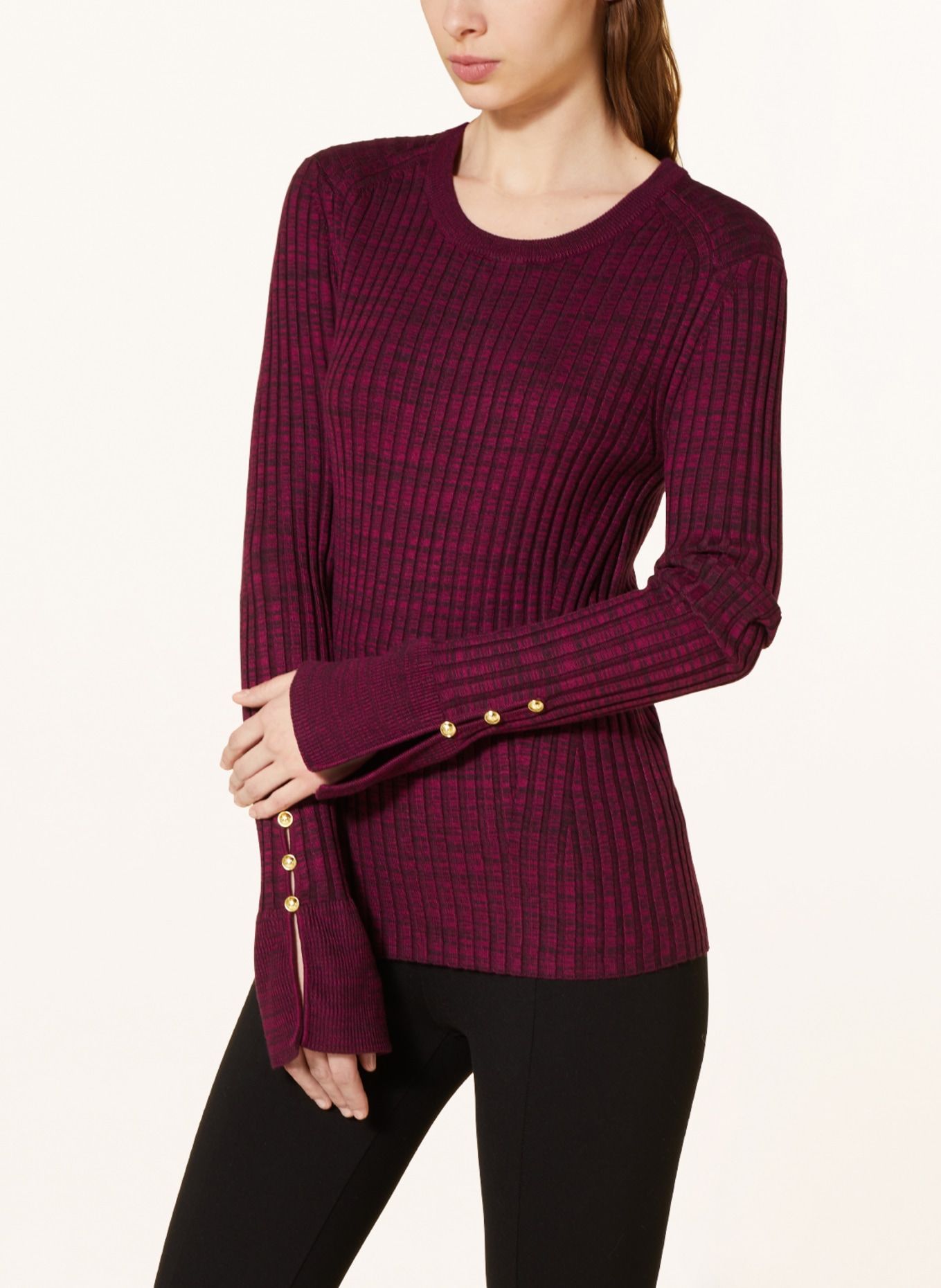 DANTE6 Sweater BRIAR, Color: FUCHSIA/ DARK GRAY (Image 4)