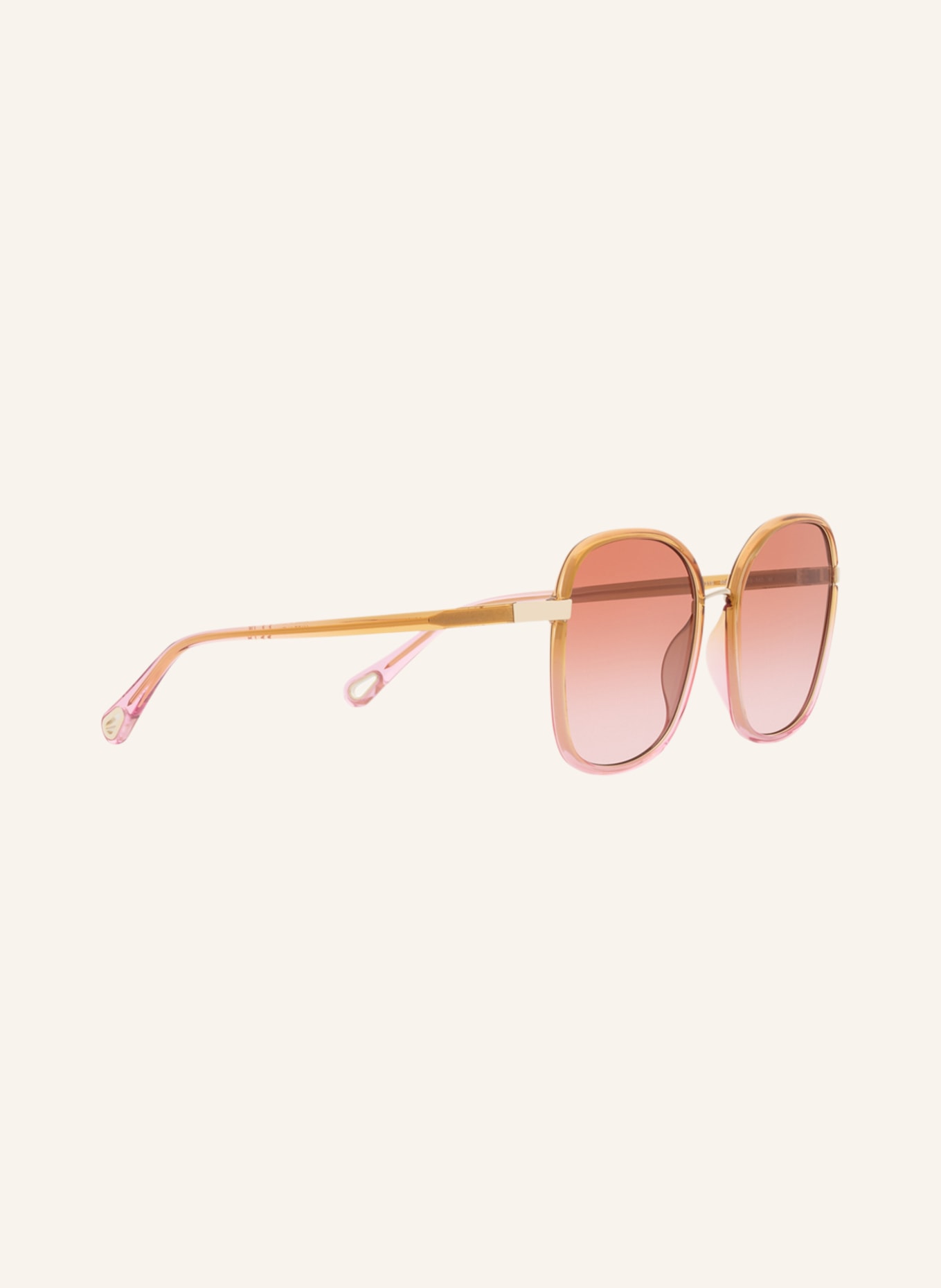 Chloé Sunglasses CH0031S, Color: 5000P1 - YELLOW/ PINK/ PINK GRADIENT (Image 3)