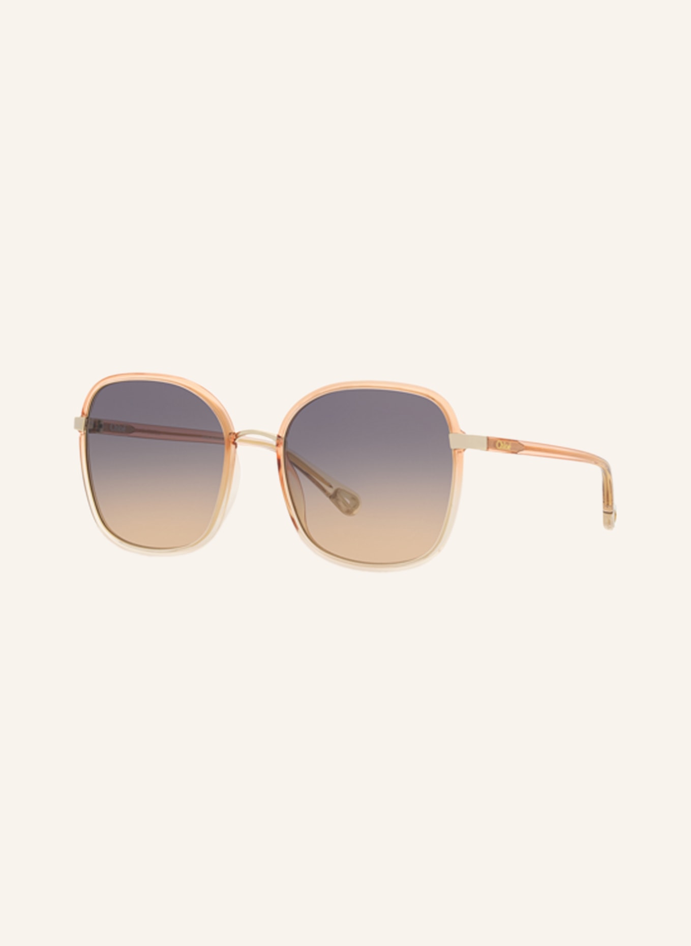 Chloé Sonnenbrille CH0031S: 3300Z1 - HELLORANGE/ BLAU VERLAUF