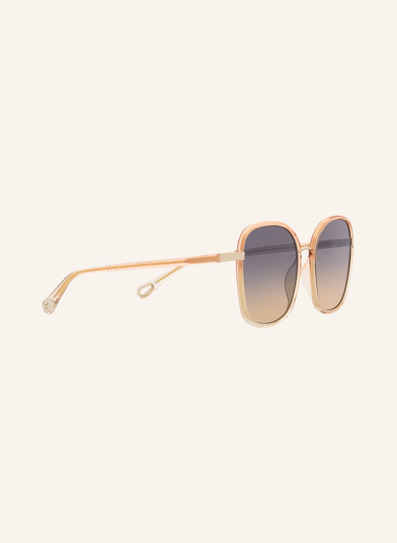 Chloé Sonnenbrille CH0031S: 3300Z1 - HELLORANGE/ BLAU VERLAUF