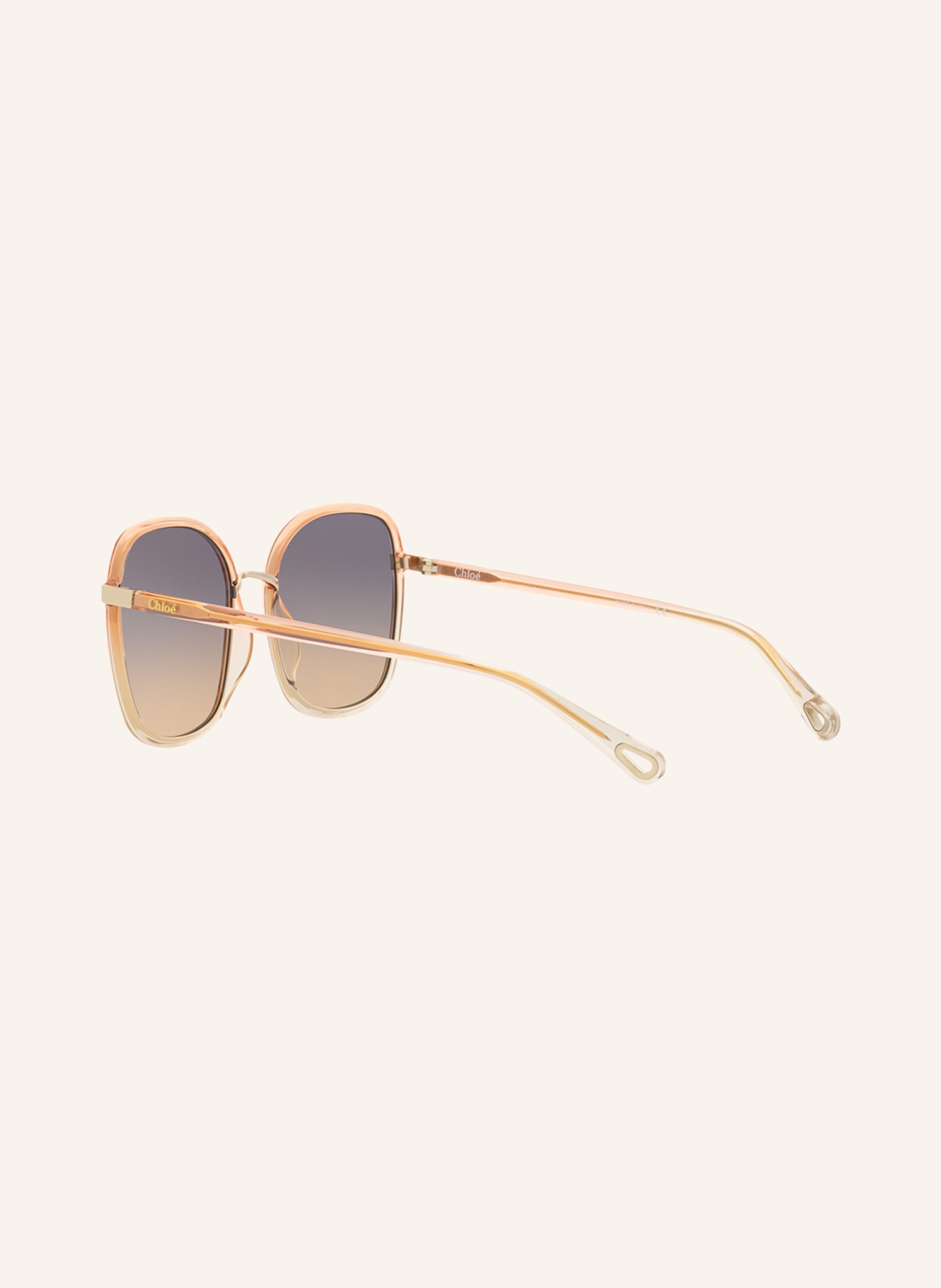 Chloé Sonnenbrille CH0031S: 3300Z1 - HELLORANGE/ BLAU VERLAUF