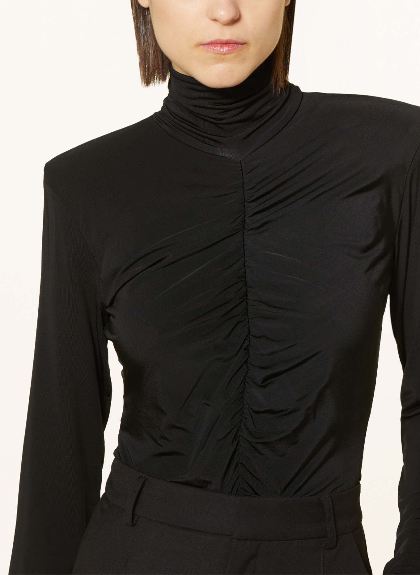 GESTUZ Long sleeve shirt LYGZ, Color: BLACK (Image 4)
