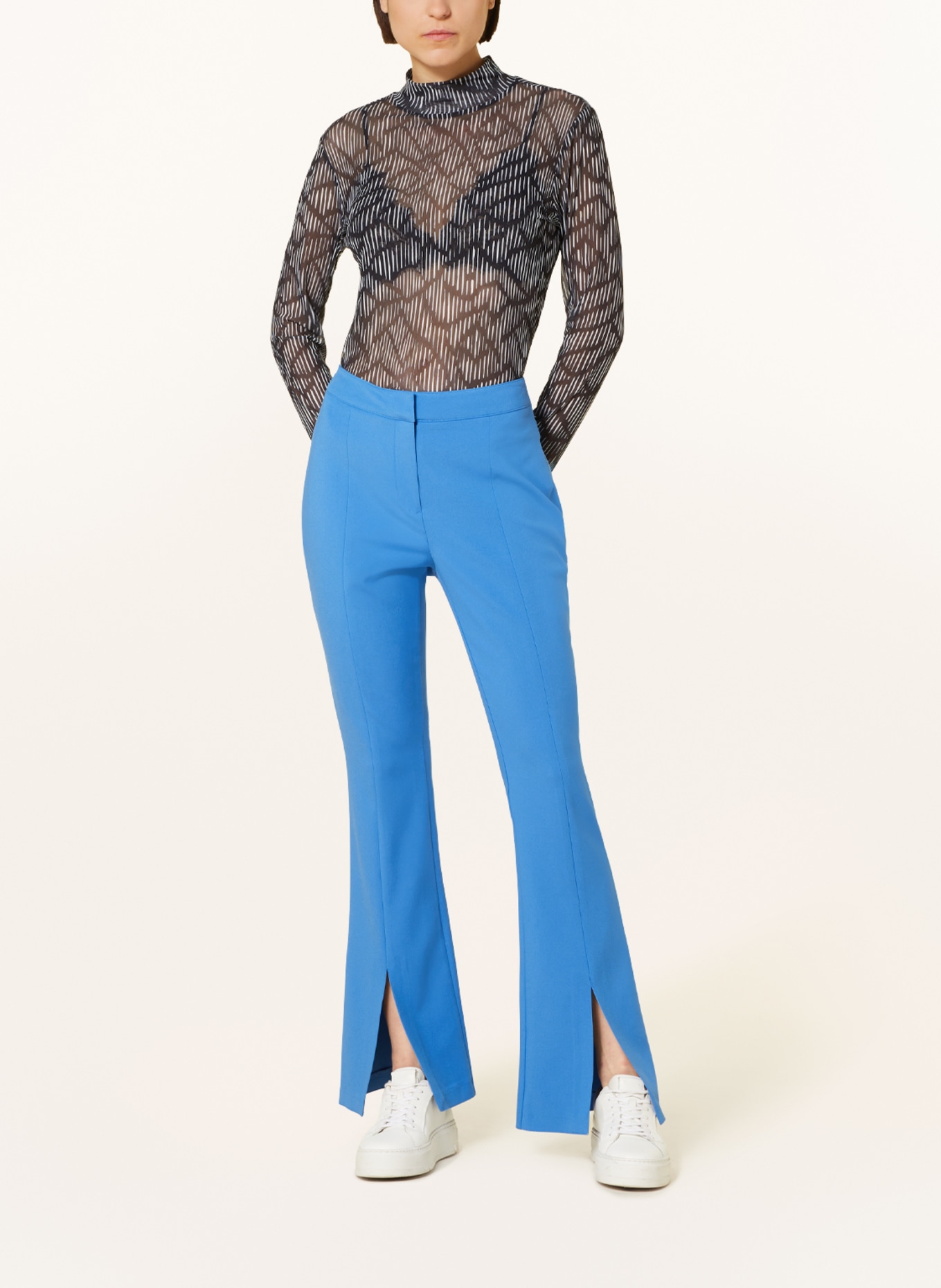 comma casual identity Trousers, Color: BLUE (Image 2)