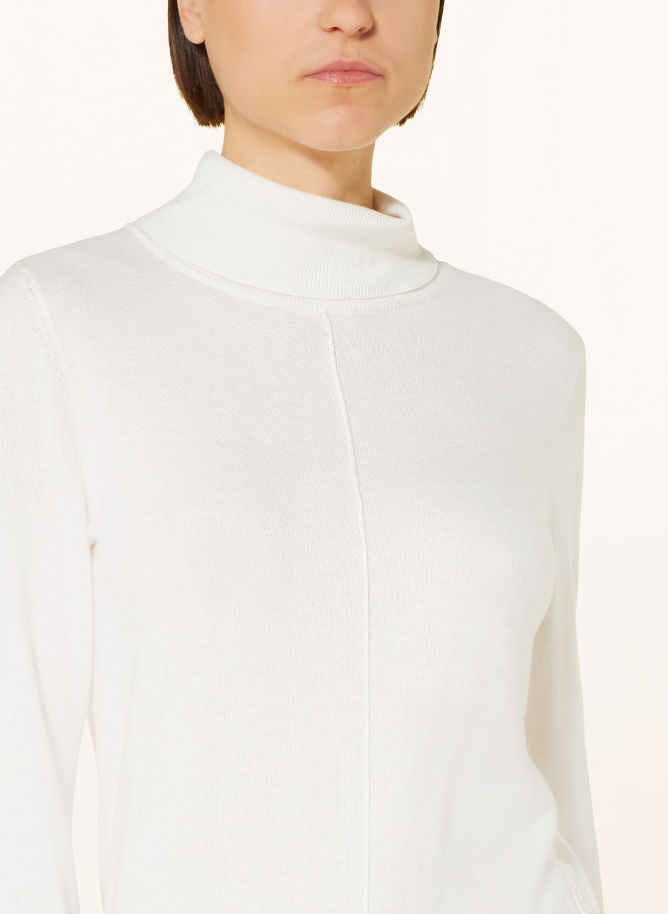 comma casual identity Turtleneck sweater, Color: WHITE (Image 4)