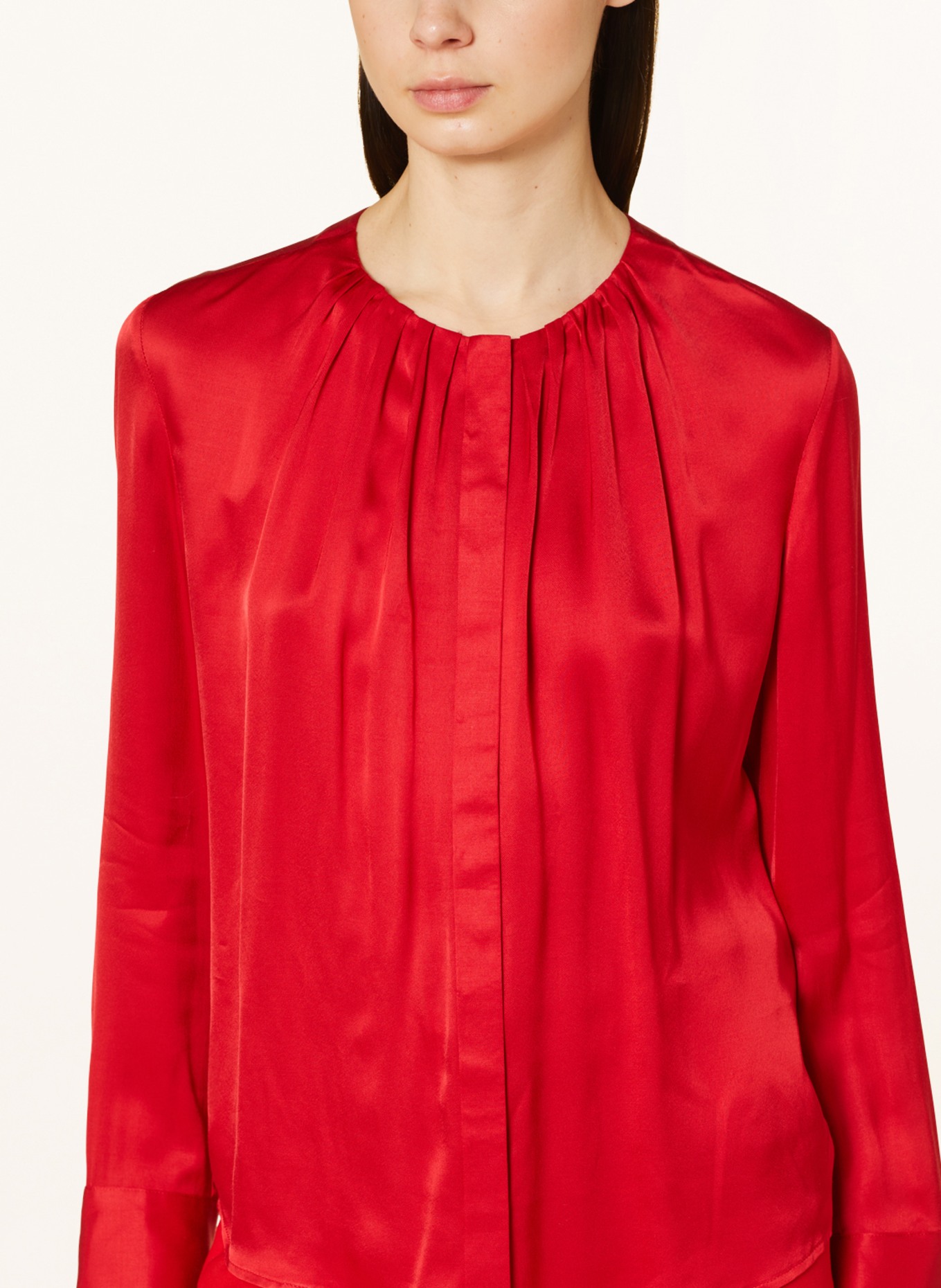 s.Oliver BLACK LABEL Satin blouse, Color: RED (Image 4)
