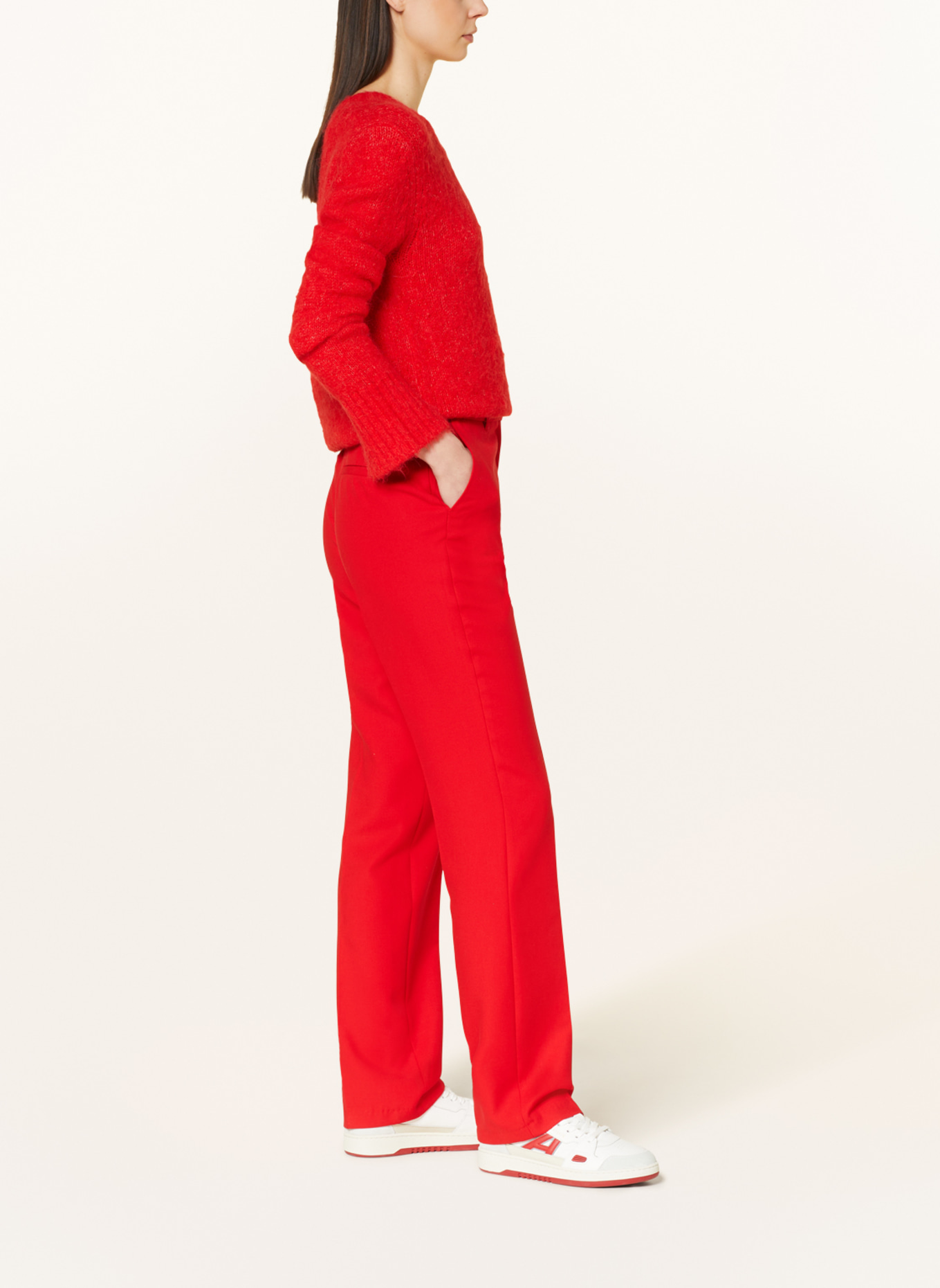 s.Oliver BLACK LABEL Trousers, Color: RED (Image 4)
