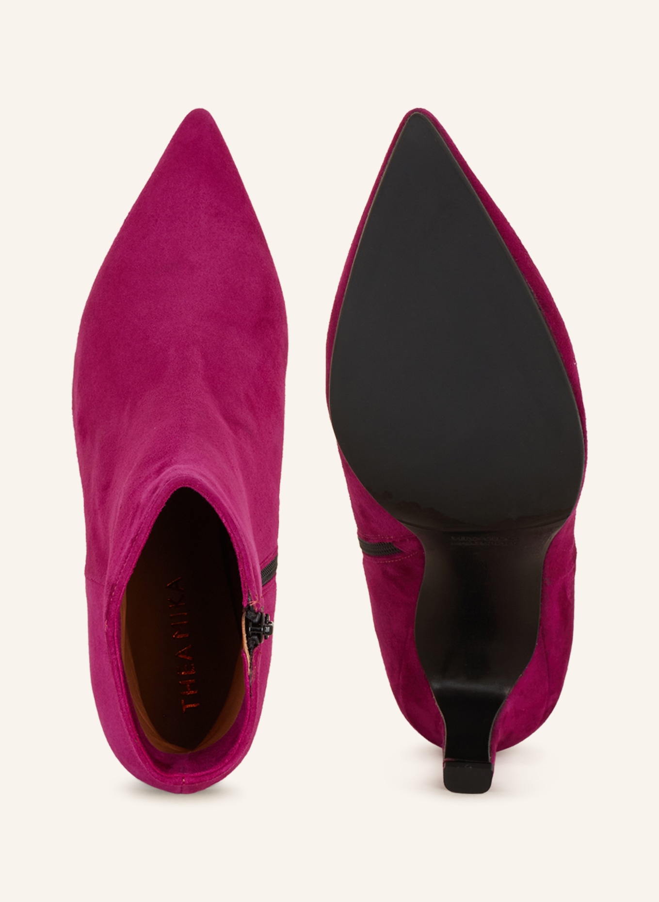 THEA MIKA Ankle boots CAMOSCIO, Color: FUCHSIA (Image 6)