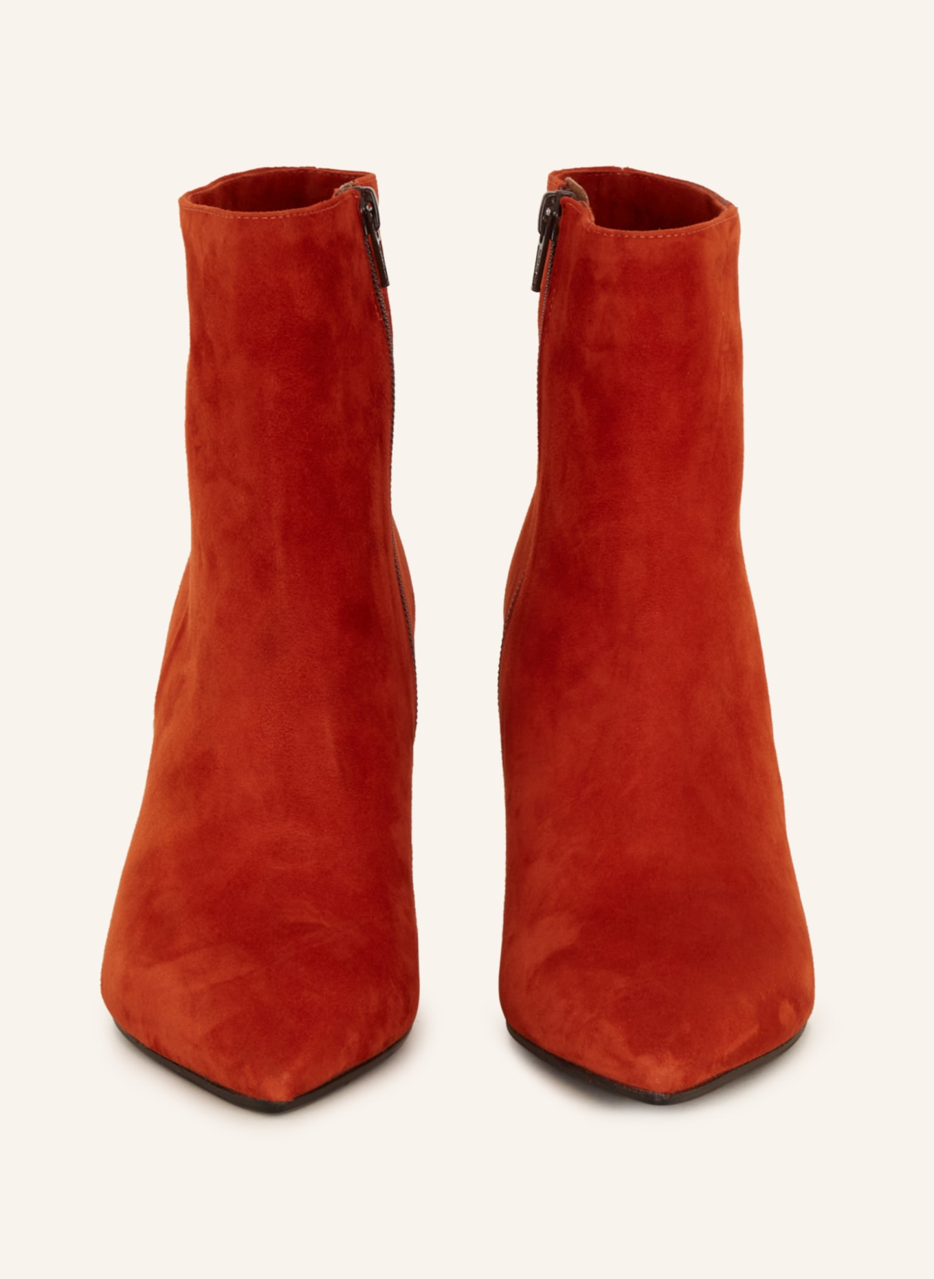 THEA MIKA Ankle boots CAMOSCIO, Color: DARK ORANGE (Image 3)