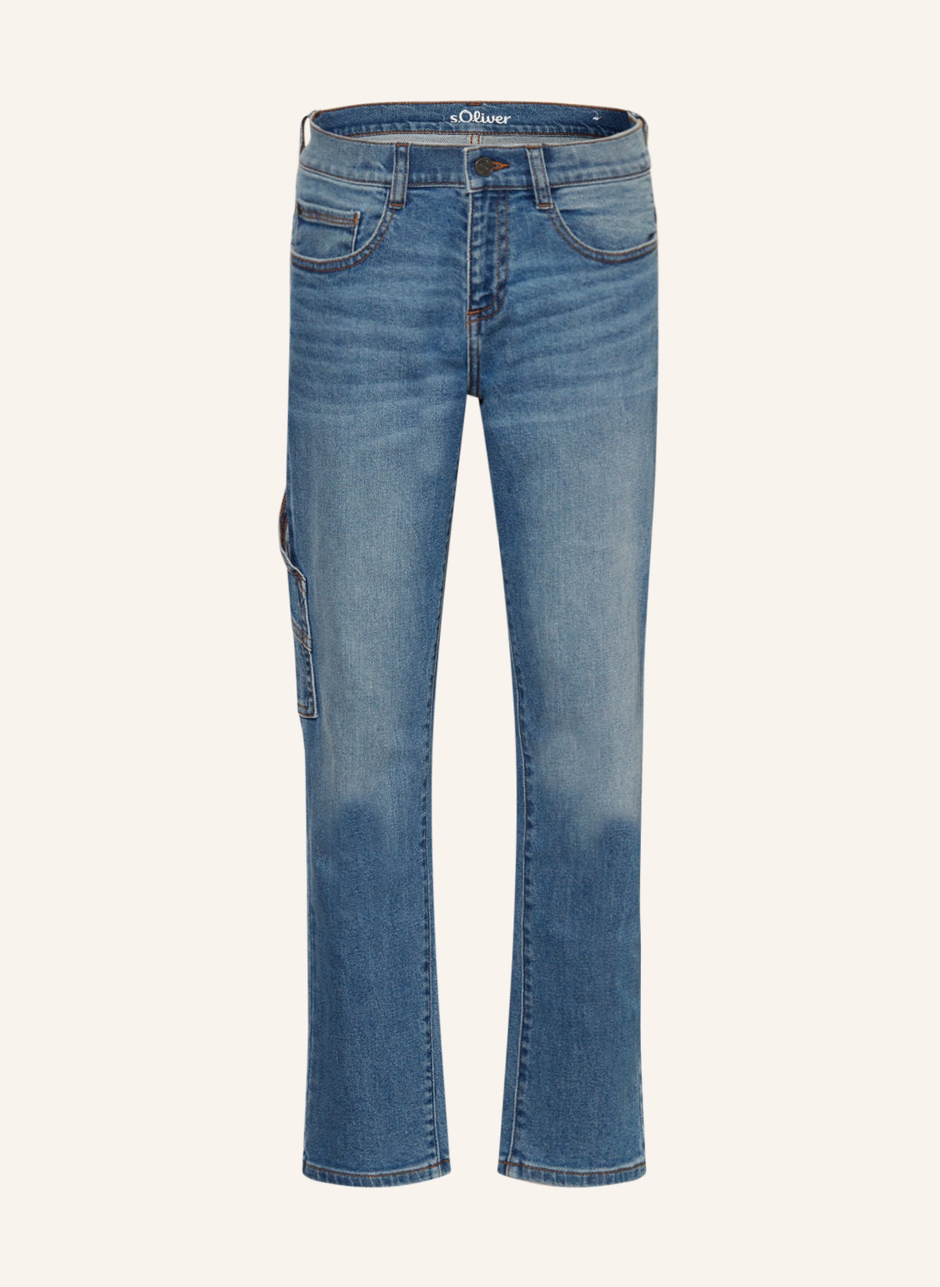 s.Oliver RED Straight Jeans, Farbe: 55Z1 BLUE (Bild 1)