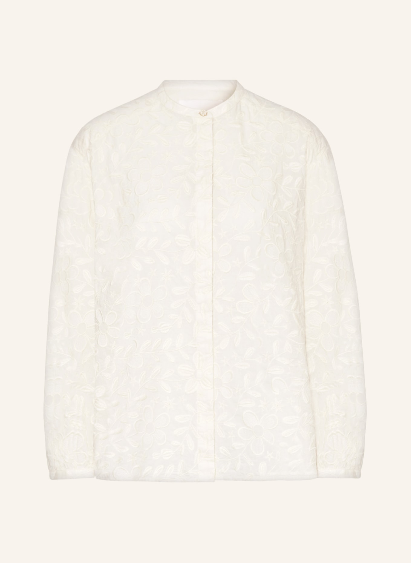 FABIENNE CHAPOT Blouse BELLE with embroidery, Color: ECRU (Image 1)