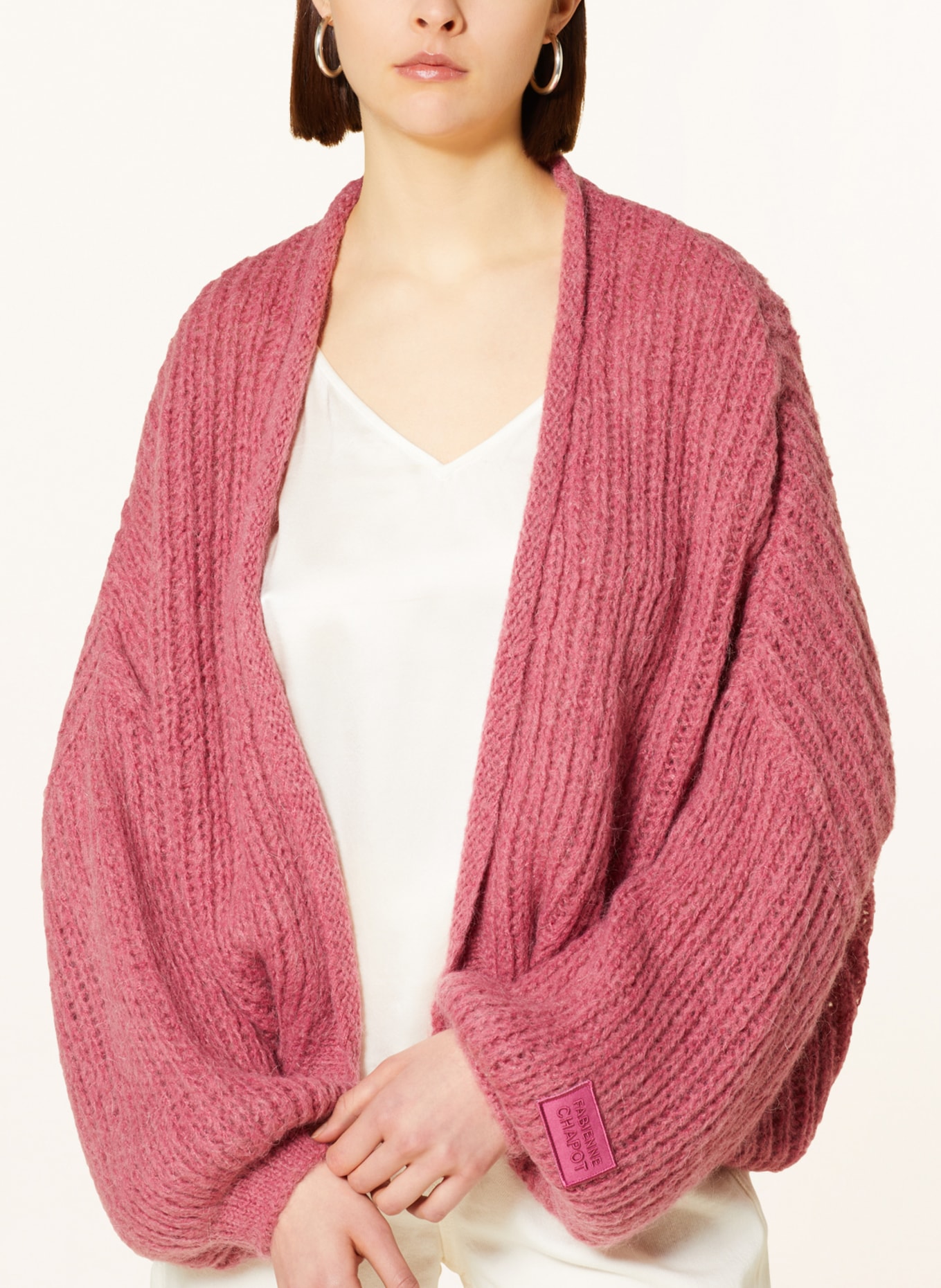 FABIENNE CHAPOT Knit cardigan HARPER, Color: DUSKY PINK (Image 4)