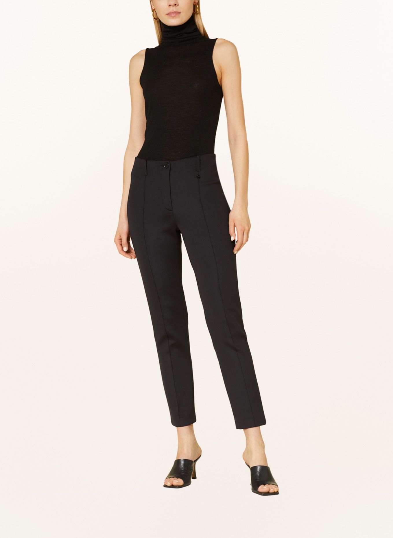 MARC CAIN Jersey pants SYDNEY, Color: 900 BLACK (Image 2)