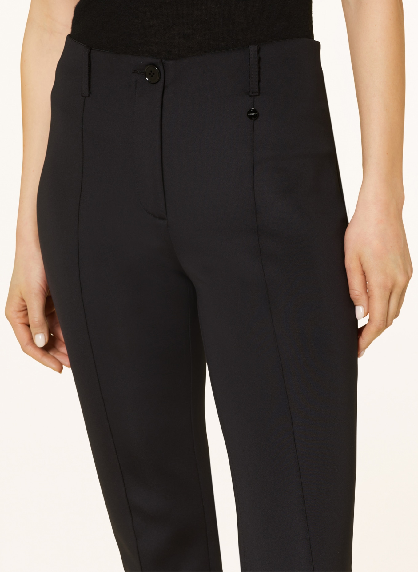 MARC CAIN Spodnie dżersejowe SYDNEY, Kolor: 900 BLACK (Obrazek 5)