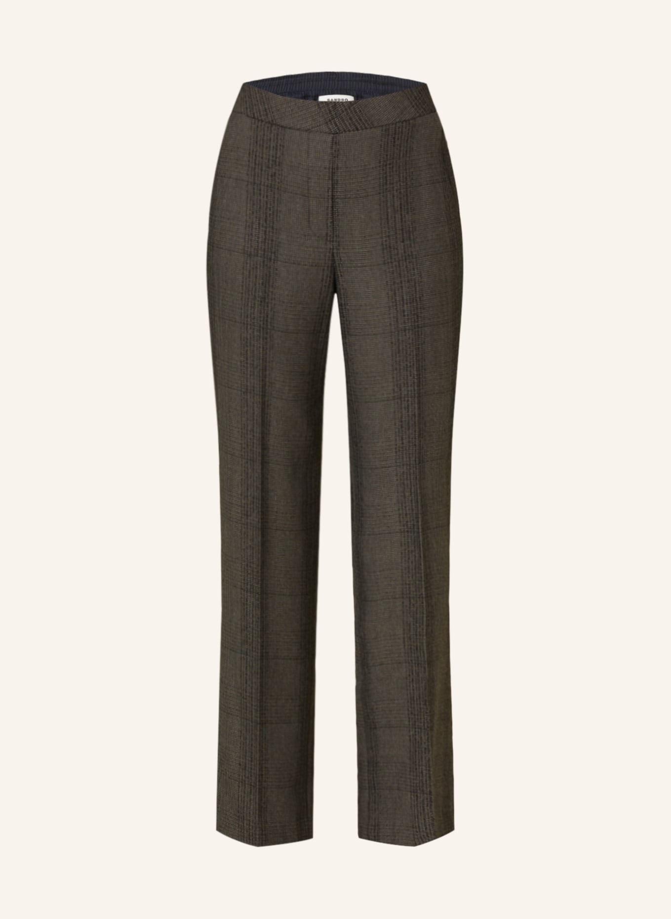 MARC CAIN Wide leg trousers WASHINGTON, Color: 646 warm stone (Image 1)