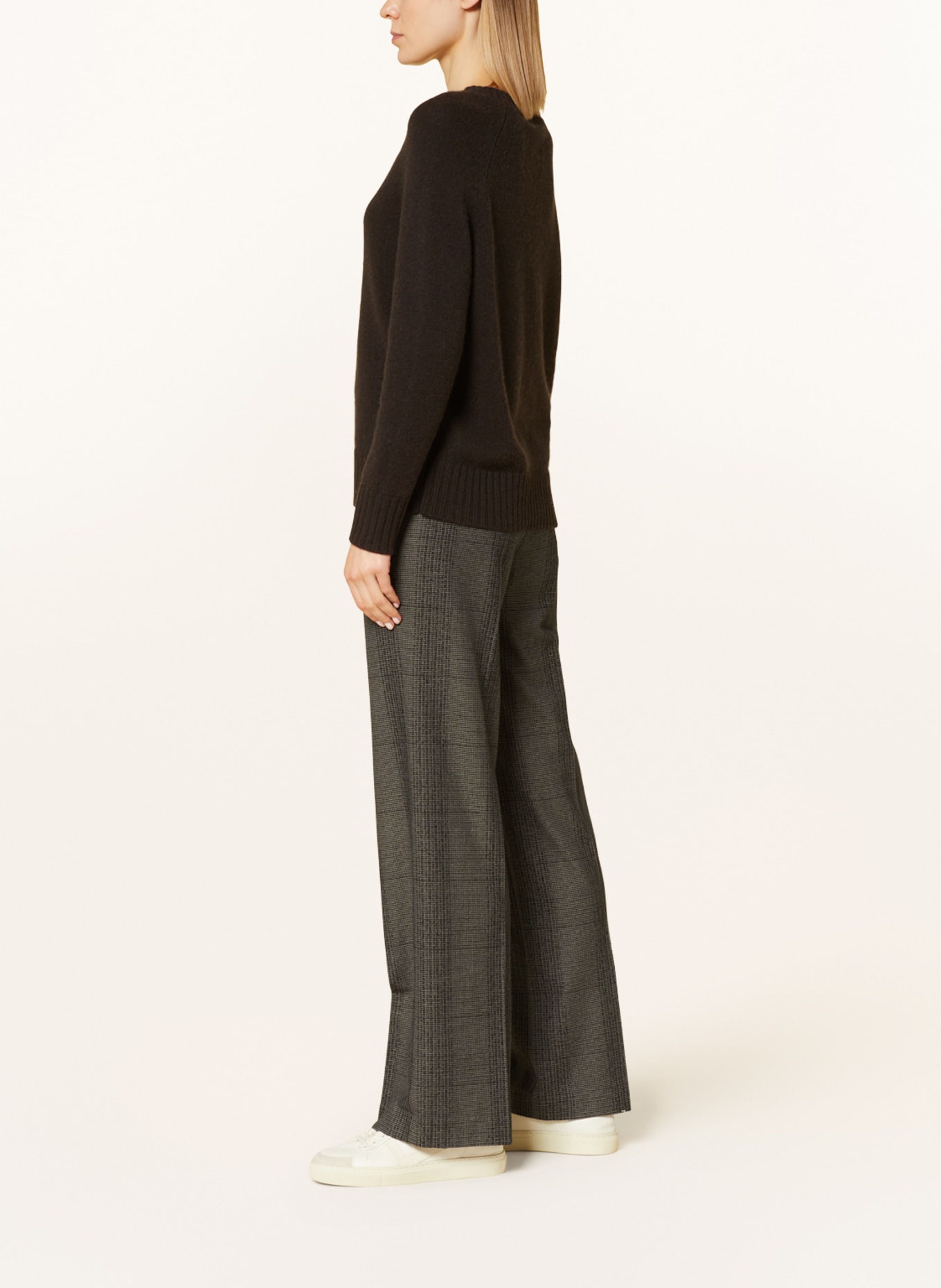 MARC CAIN Wide leg trousers WASHINGTON, Color: 646 warm stone (Image 4)