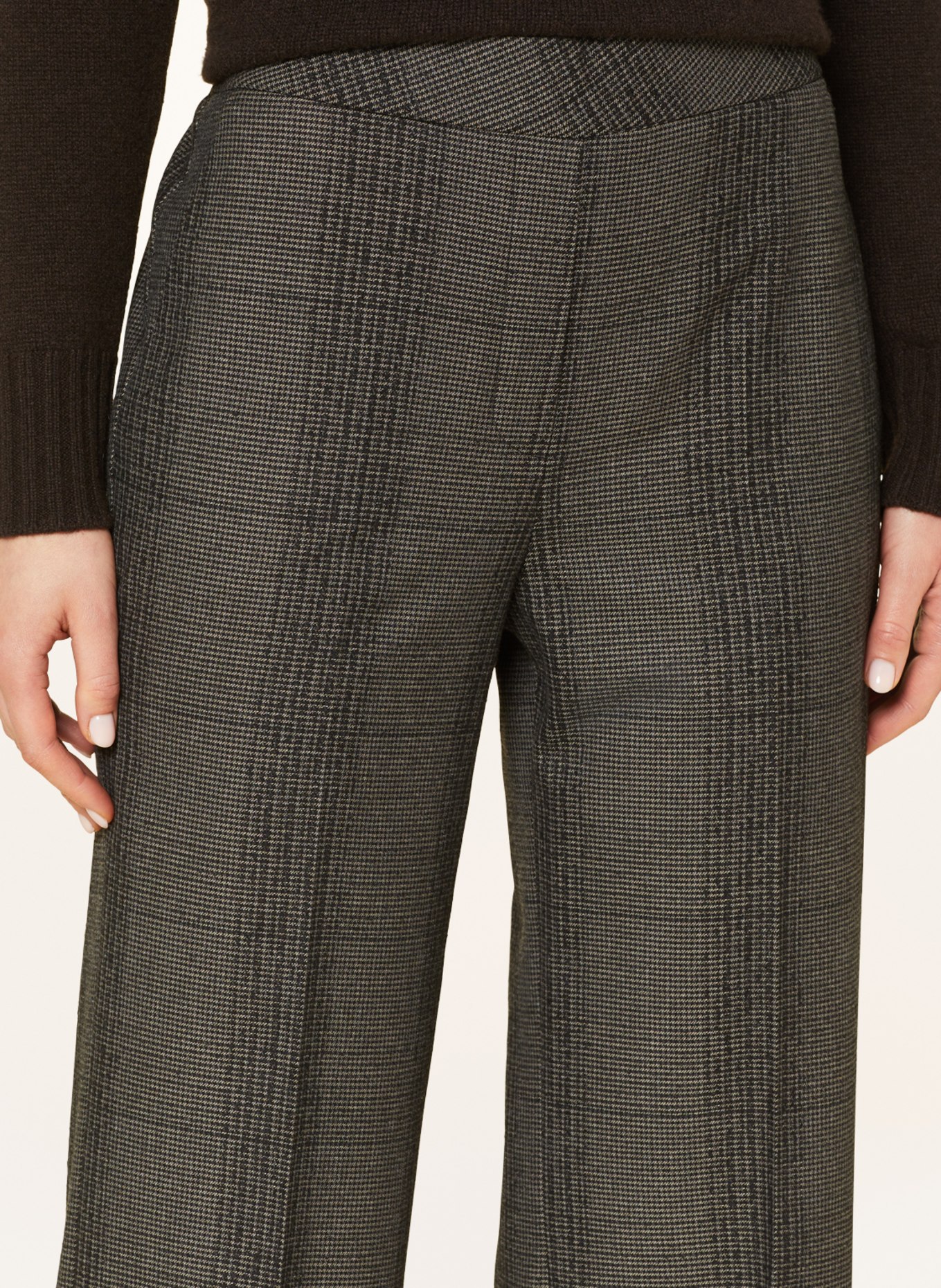 MARC CAIN Wide leg trousers WASHINGTON, Color: 646 warm stone (Image 5)