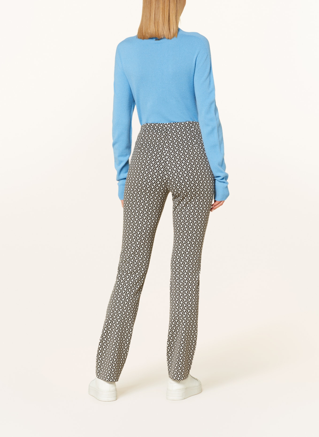 MARC CAIN Jersey pants FREDERICA, Color: 646 warm stone (Image 3)